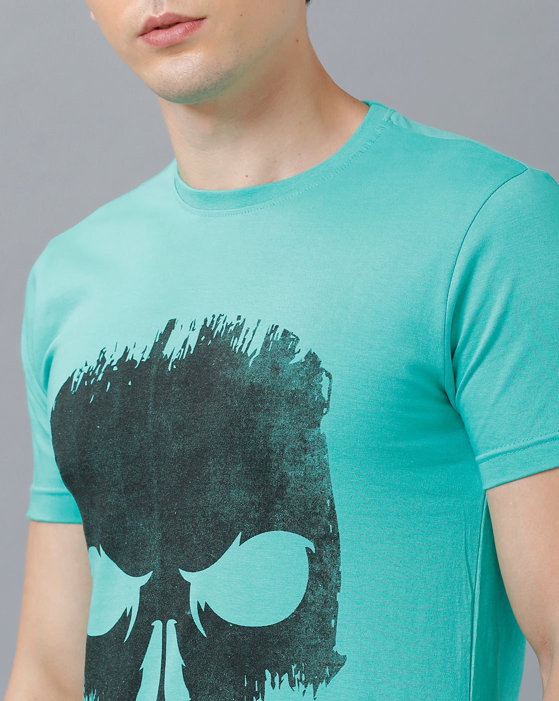 Mens Printed Multicolor Green3 T-Shirt