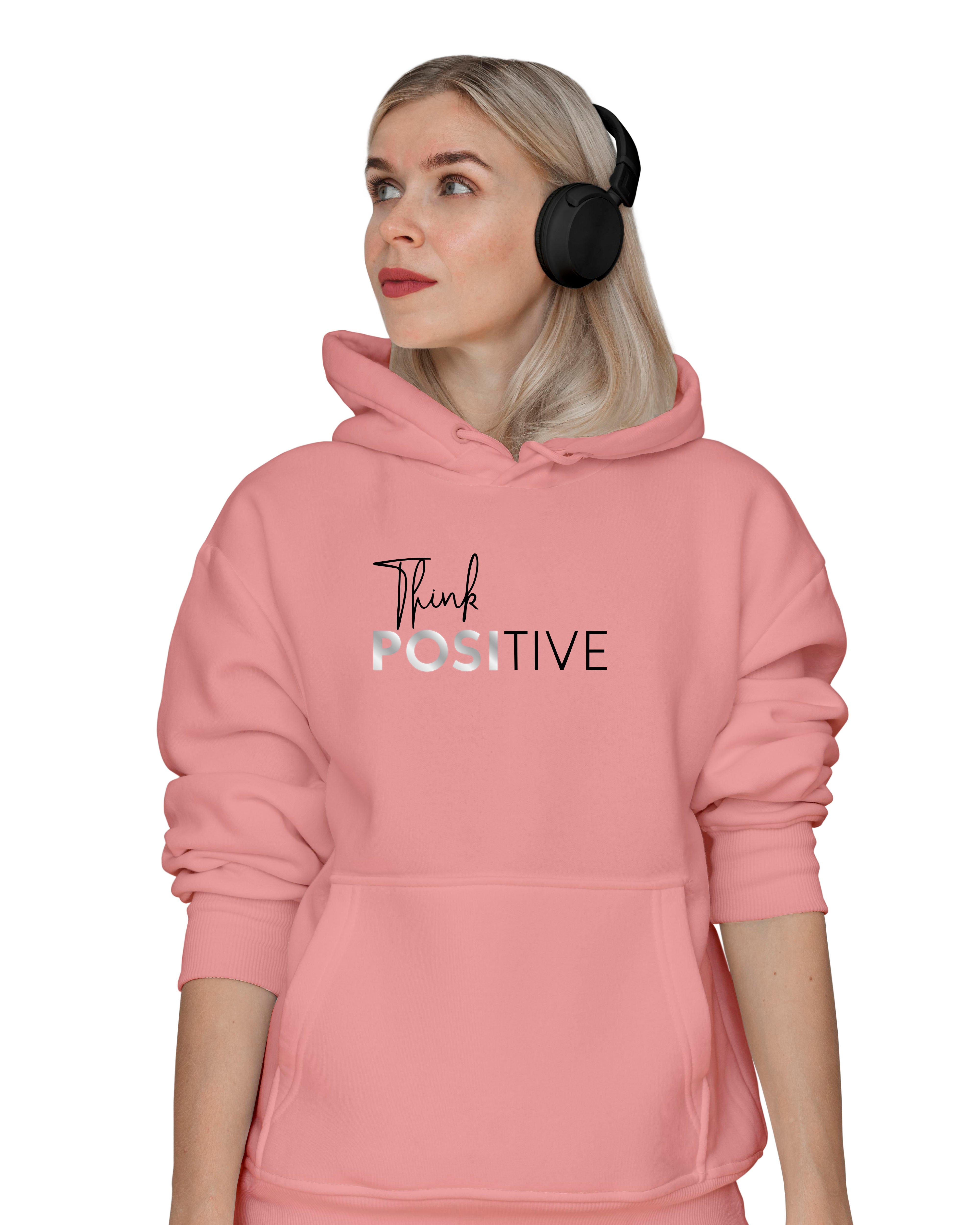 Womens Cotton Pink Hoodies - Pink