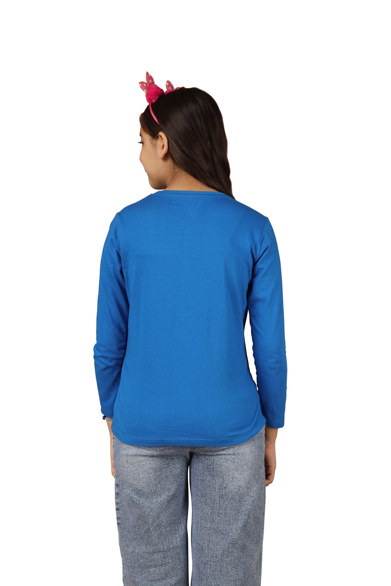 Grils Cotton Full Sleeve Printed T-Shirt (Pack of 3)