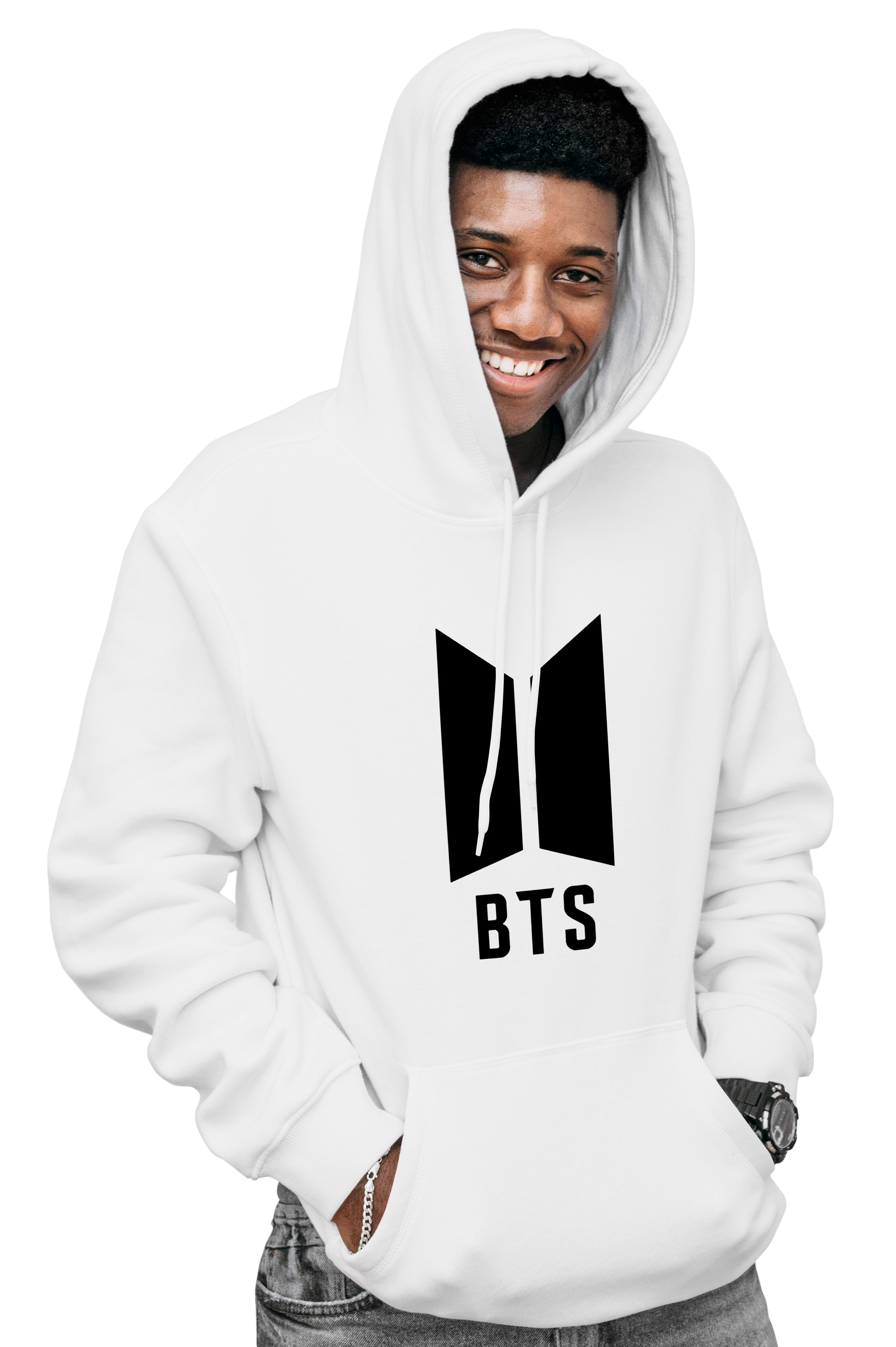 Mens Cotton White Hoodies