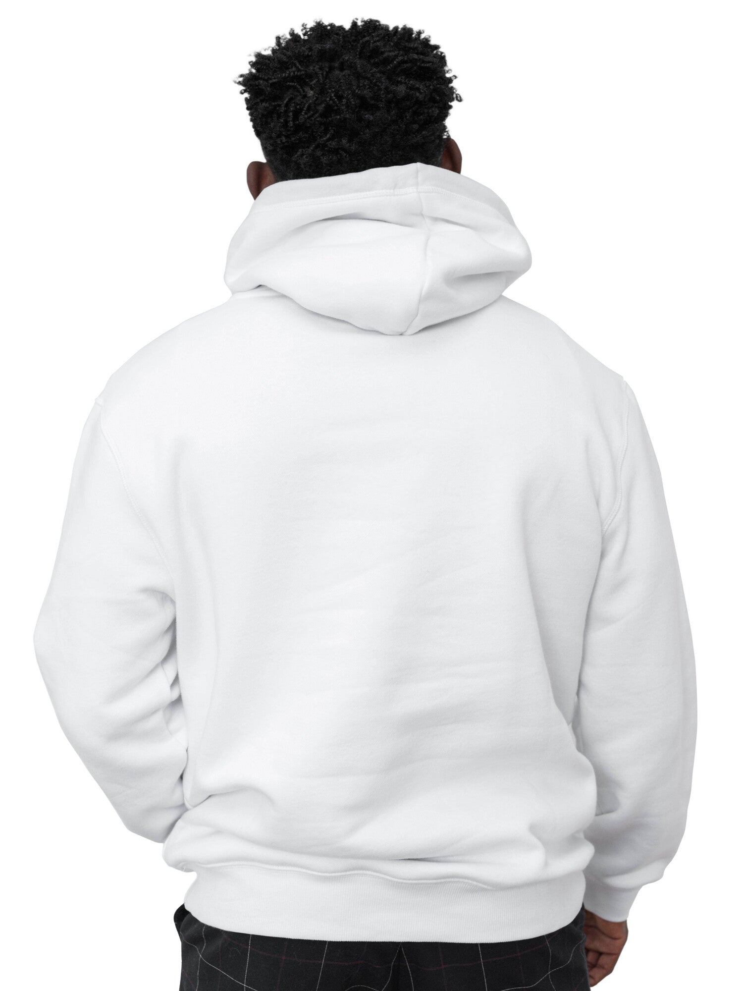 Mens Cotton White Hoodies