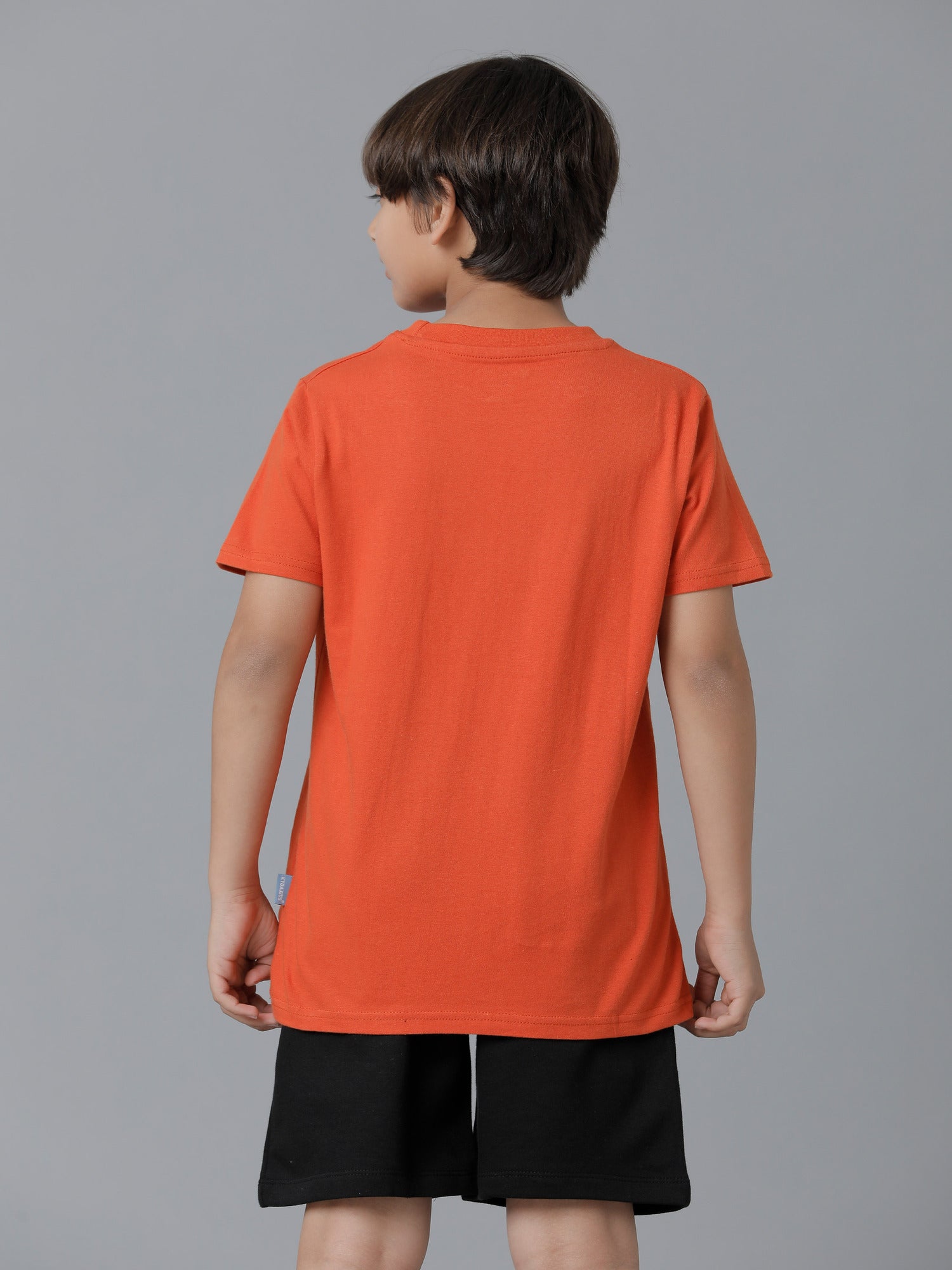 Boys Clothing Set T-shirt & Shorts - Orange