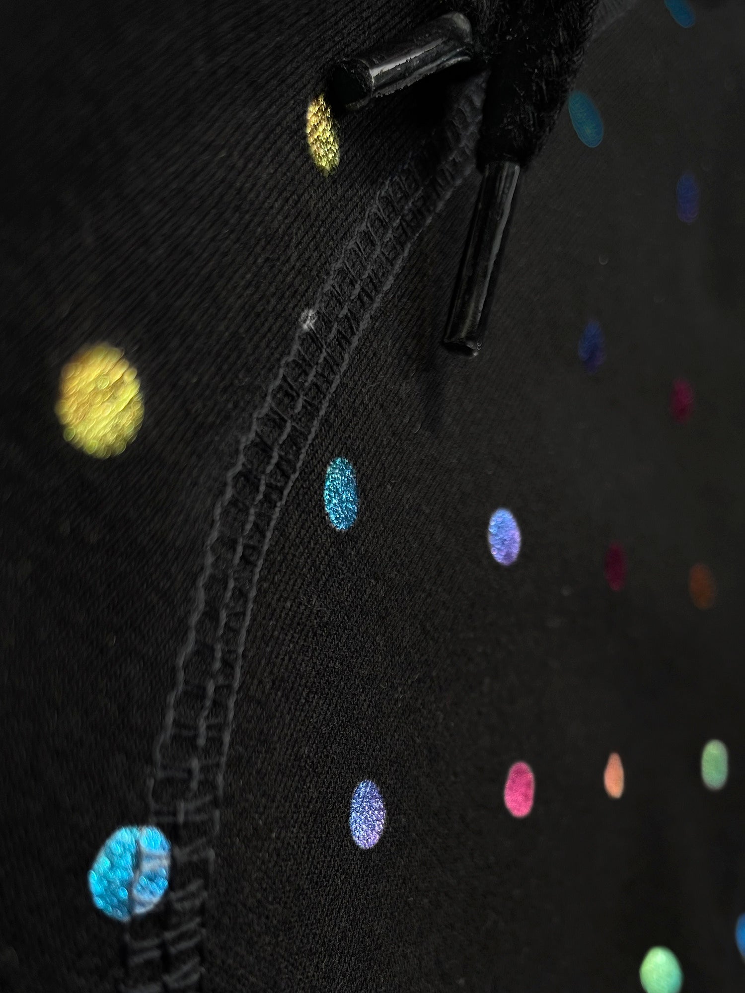 Girls Cotton Printed Camouflage Track Pants - Black