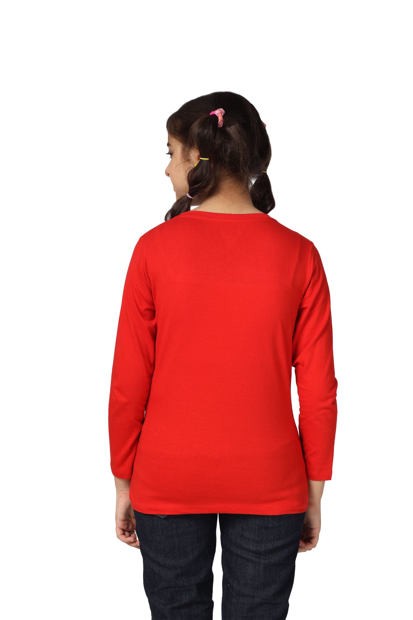 Girls Cotton Printed Full Sleeve T-Shirt - (Pack of 3)