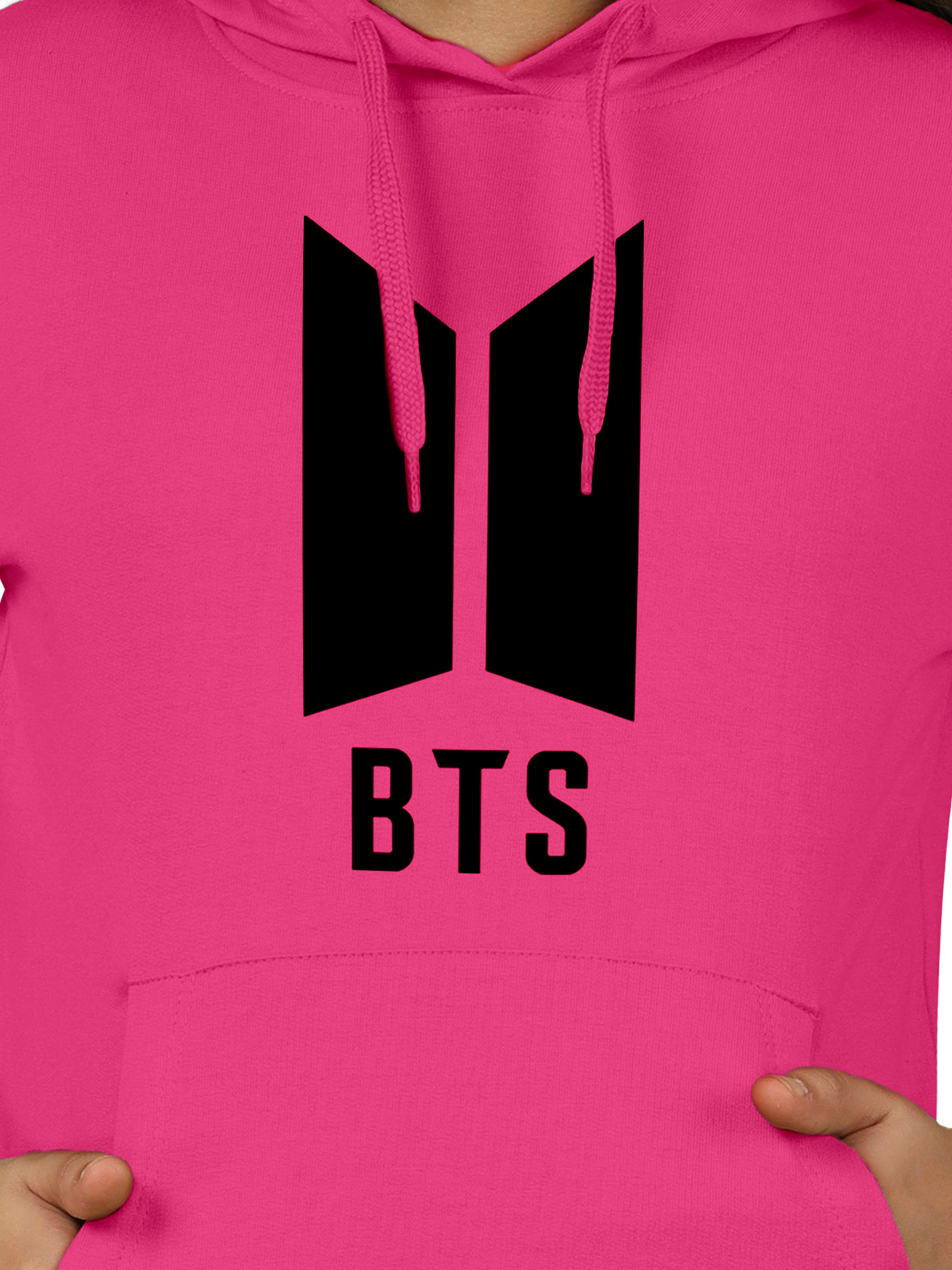 Girls Cotton Hooded Neck Hoodies - LightPurple