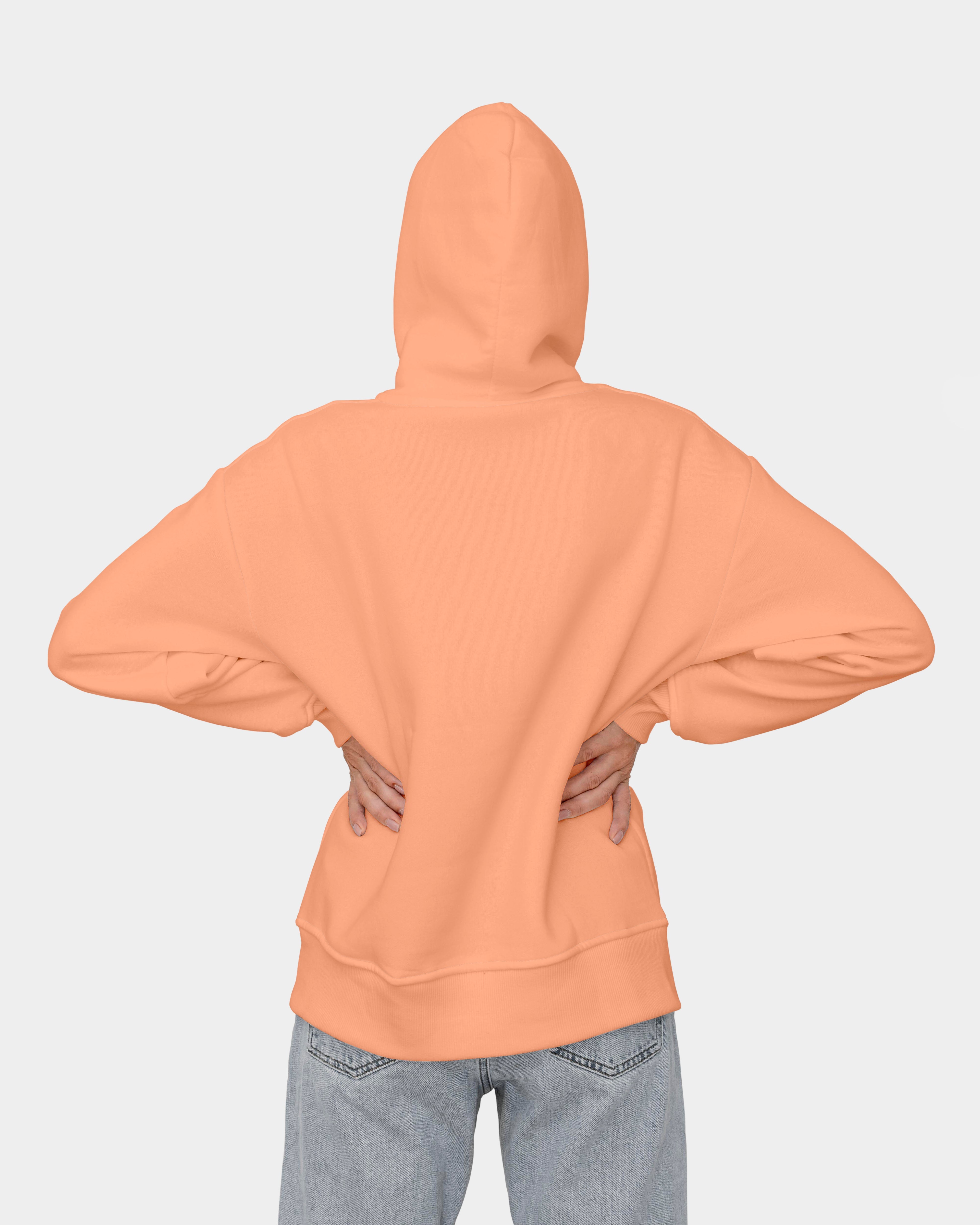 Womens Cotton Hoodies - LightOrange