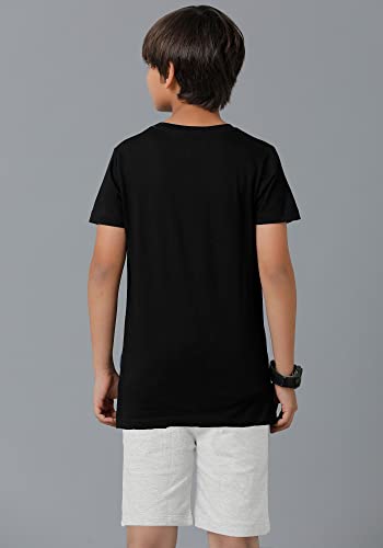 Boys Cotton Printed Round Neck T-Shirts (Pack of 5)