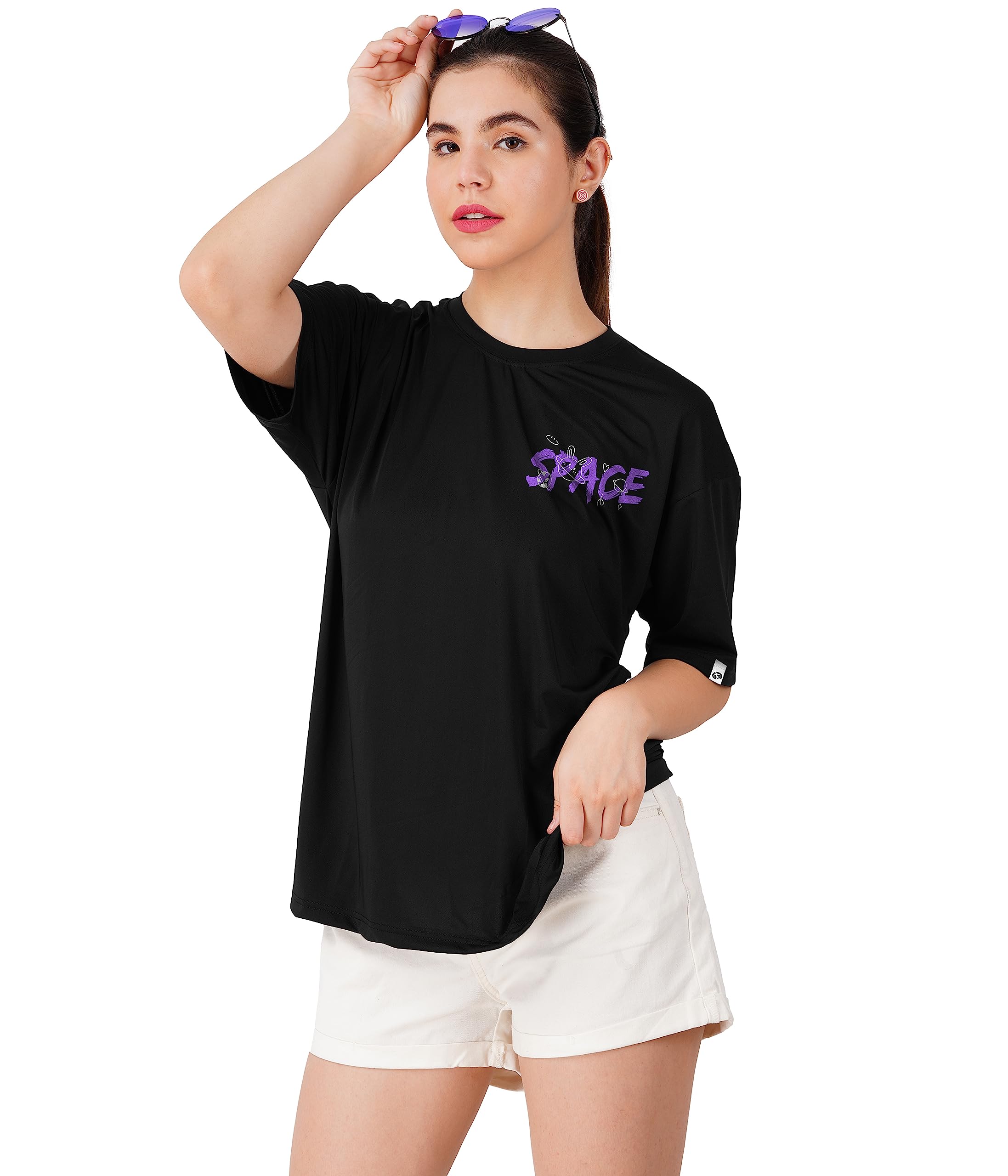 Girls Moraco Half Sleeve Cotton T-Shirt - Orange