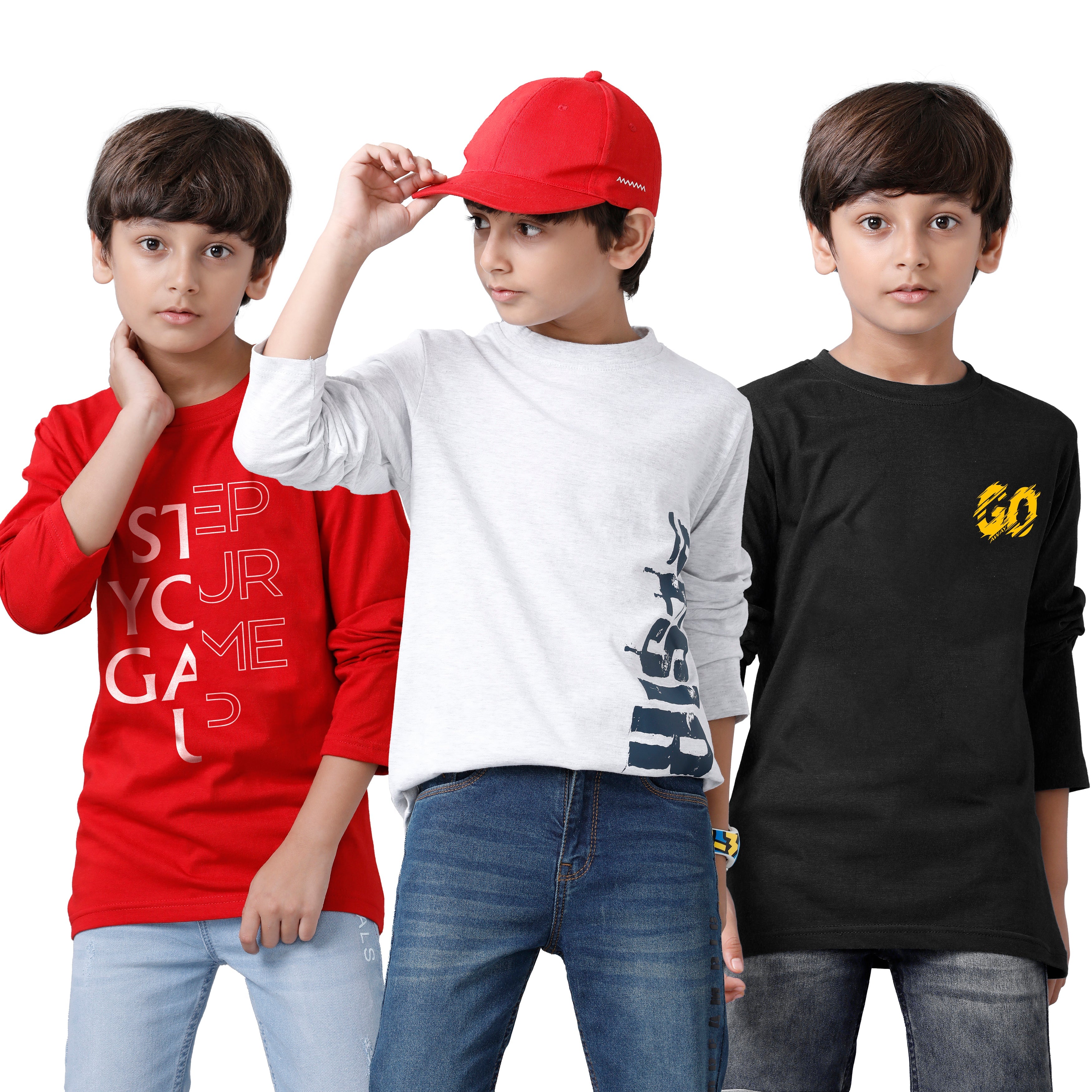 Boys Printed Full Sleeve T-shirt