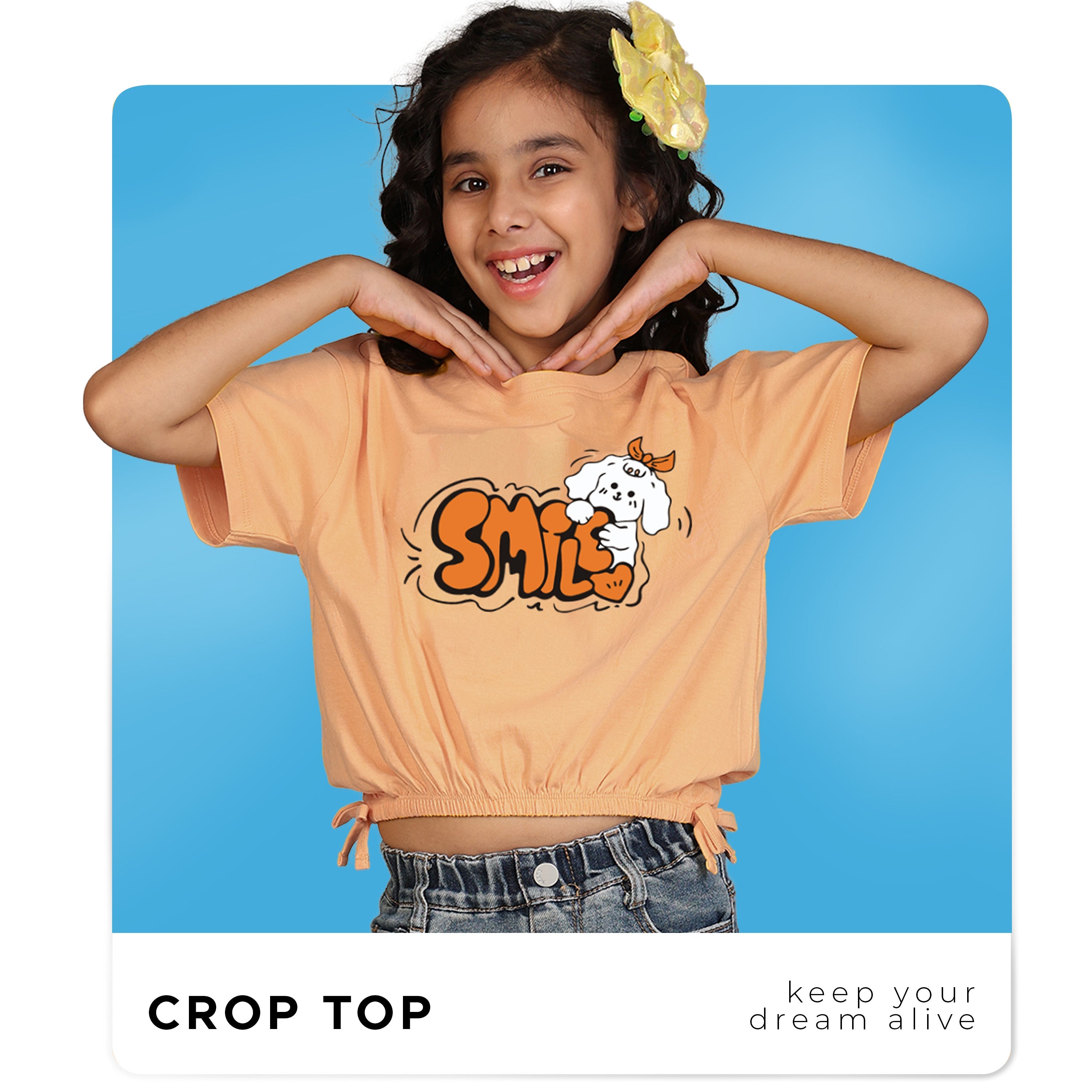 Girls Crop Top
