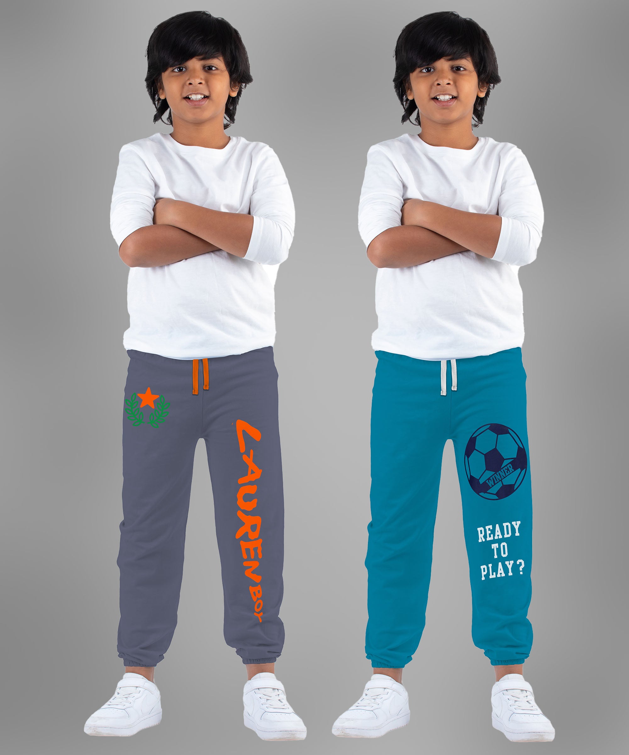 Lauren Boy | Boys Printed Trousers (Pack of 2)
