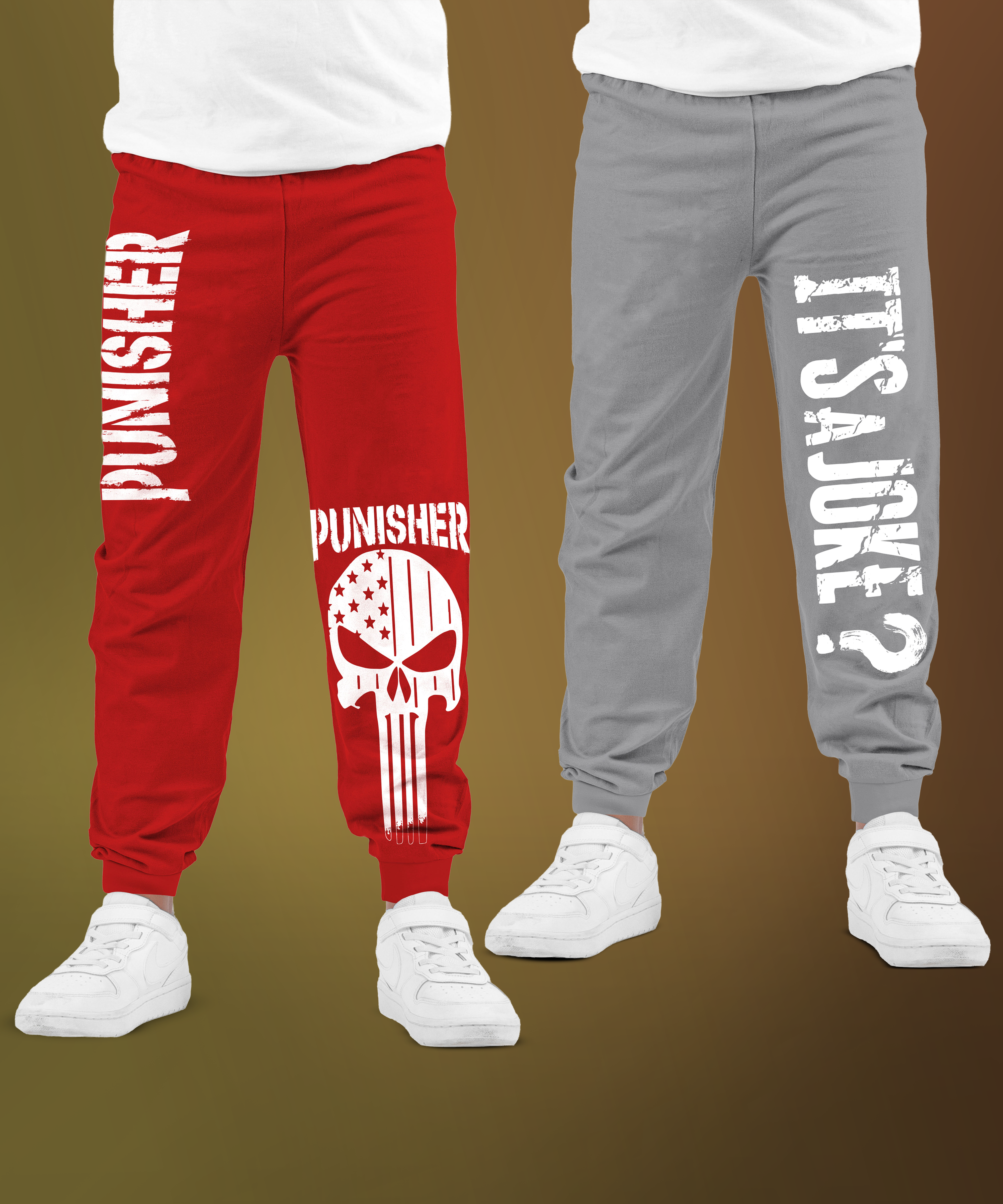 Punisher | Boys Printed Trousers (Pack of 2)