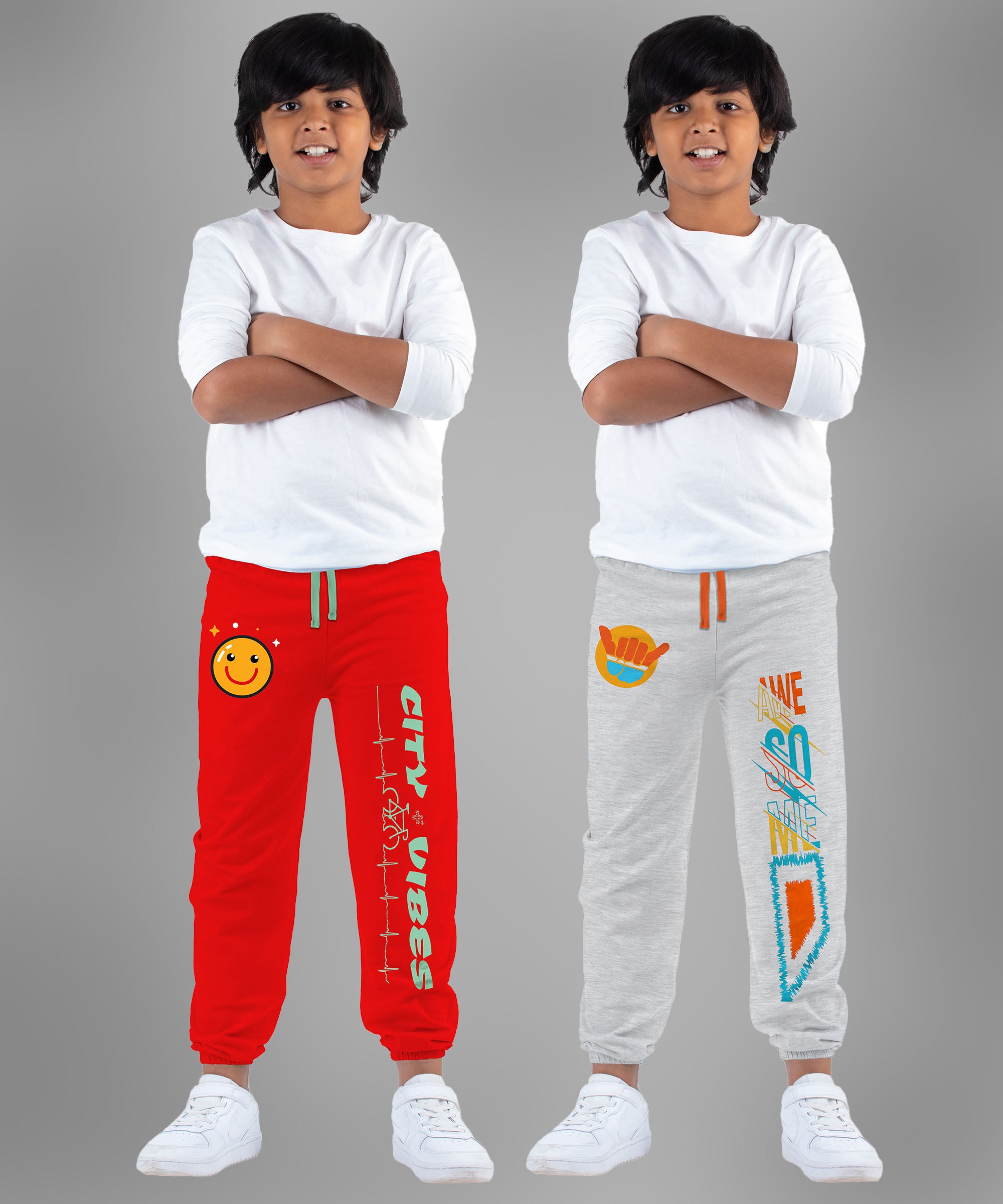 Citi Vibes| Boys Printed Trousers (Pack of 2)