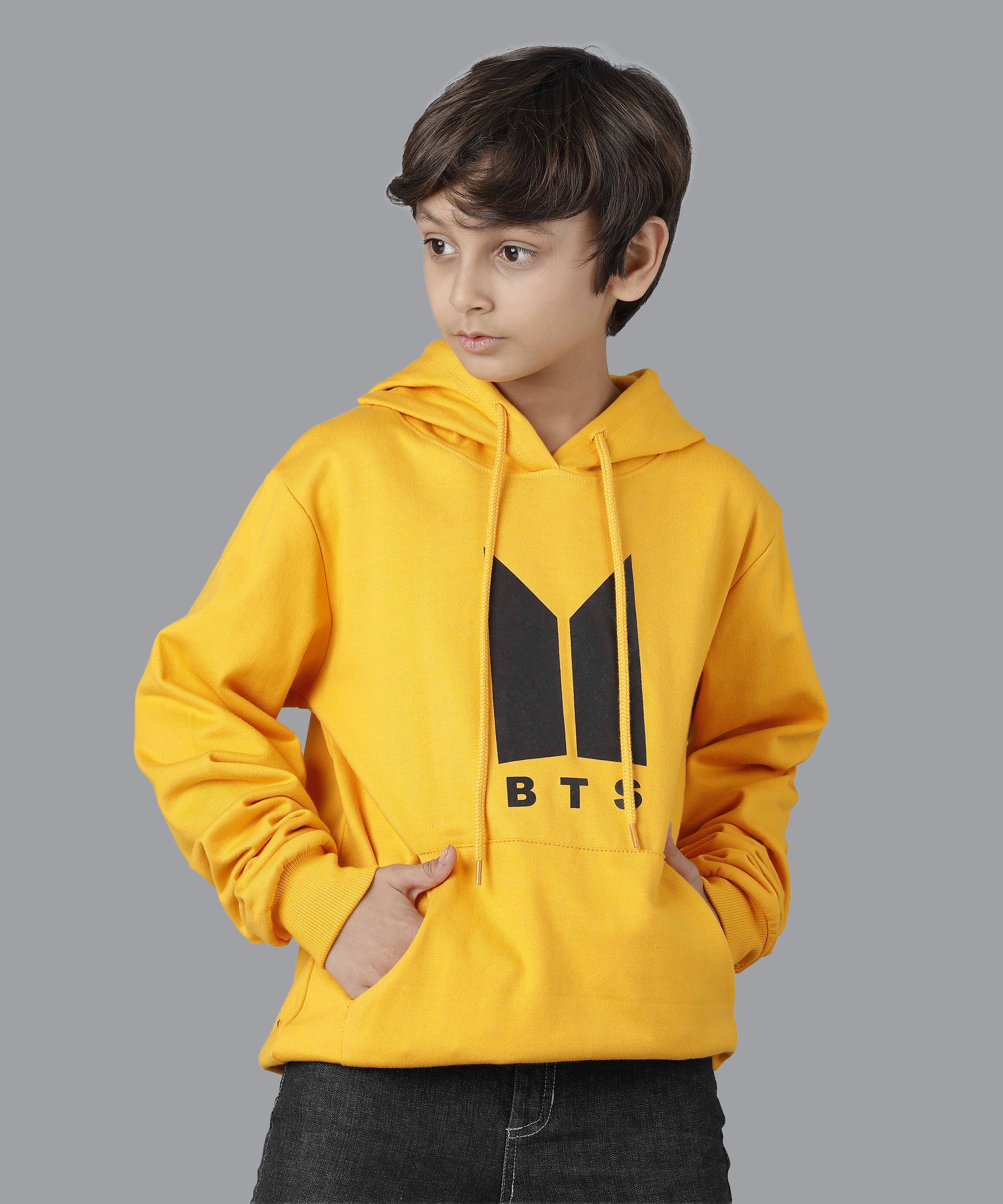 Boys BTS Hoodie | Yellow