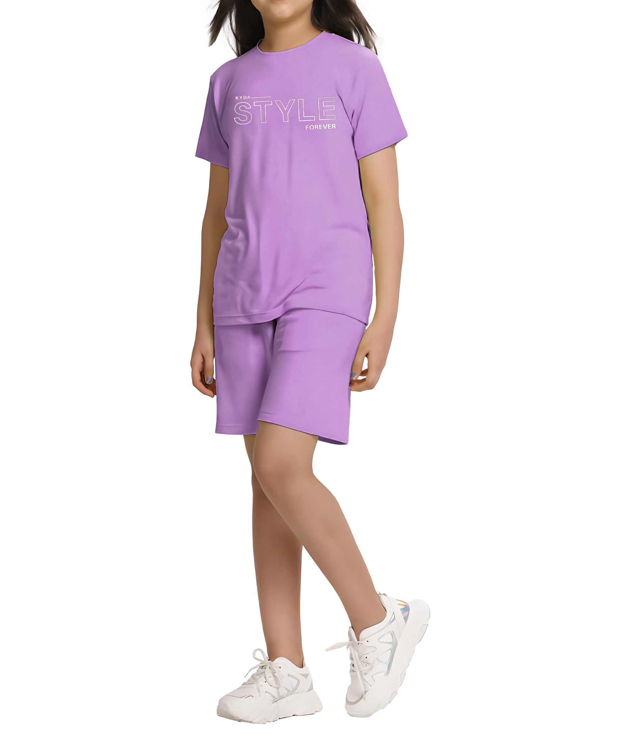 Butterfly Sequence Long Top | Lavender