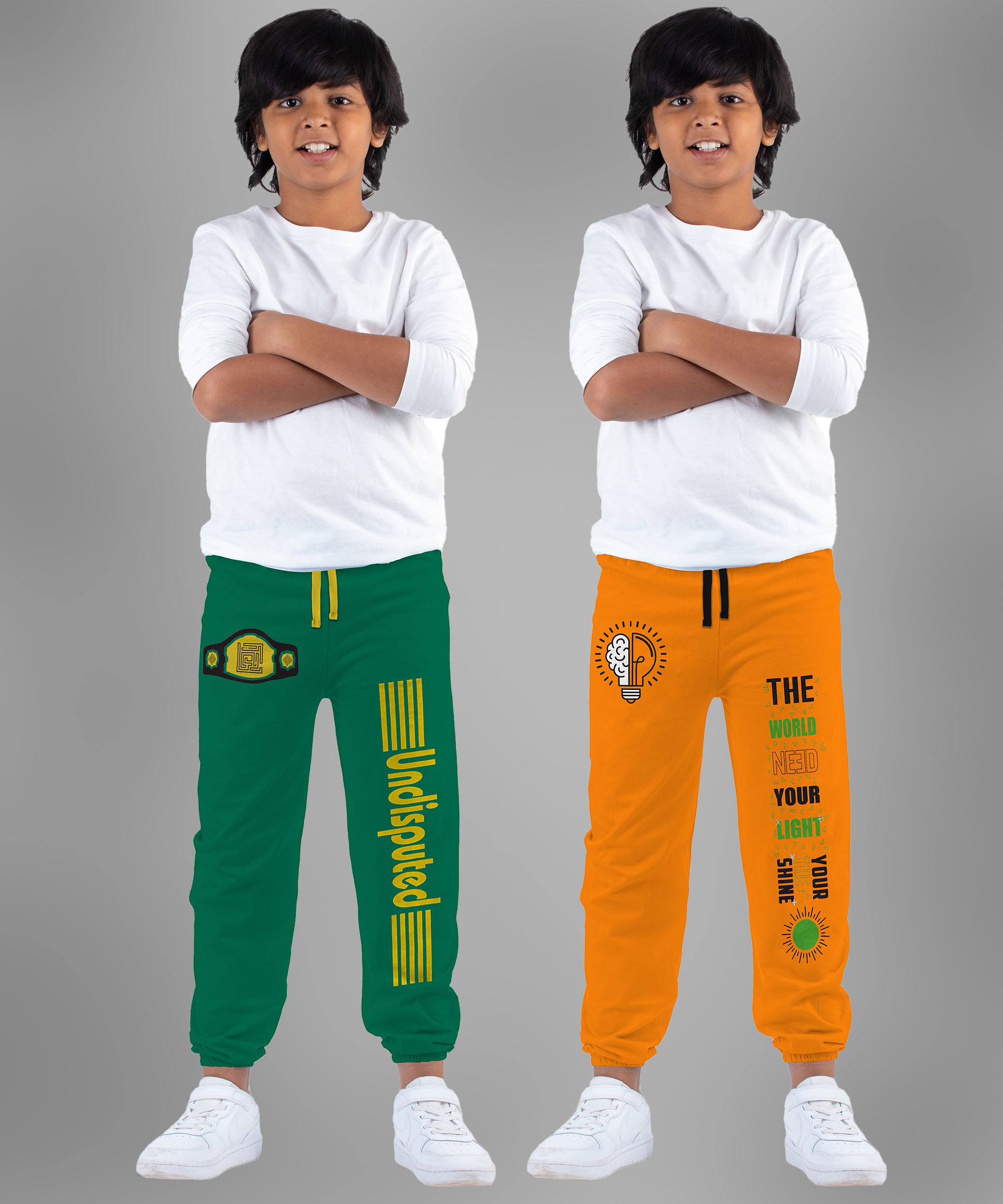 Undisputed | Boys Printed Trousers (Pack of 2)