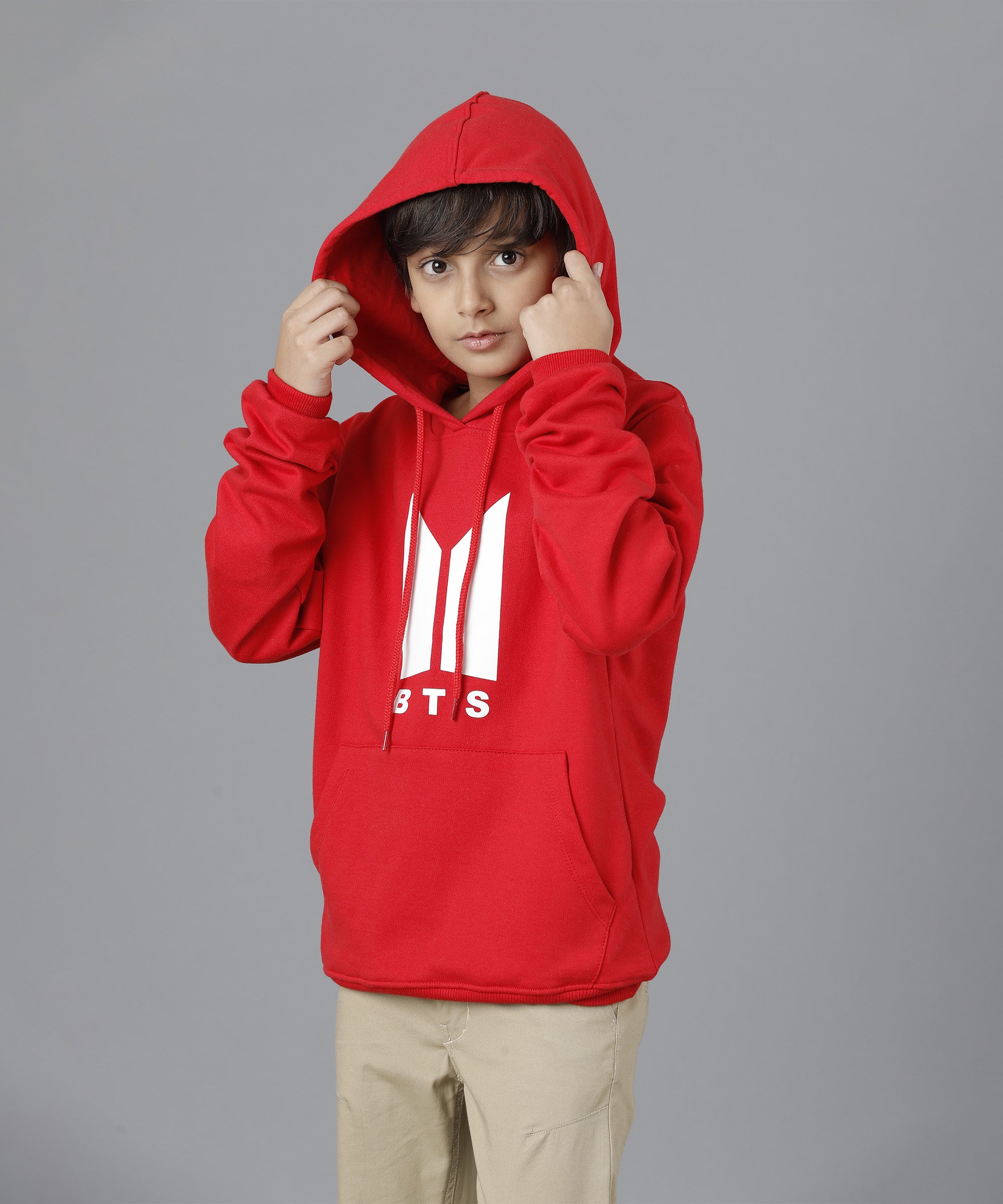 Boys BTS Hoodie | Red