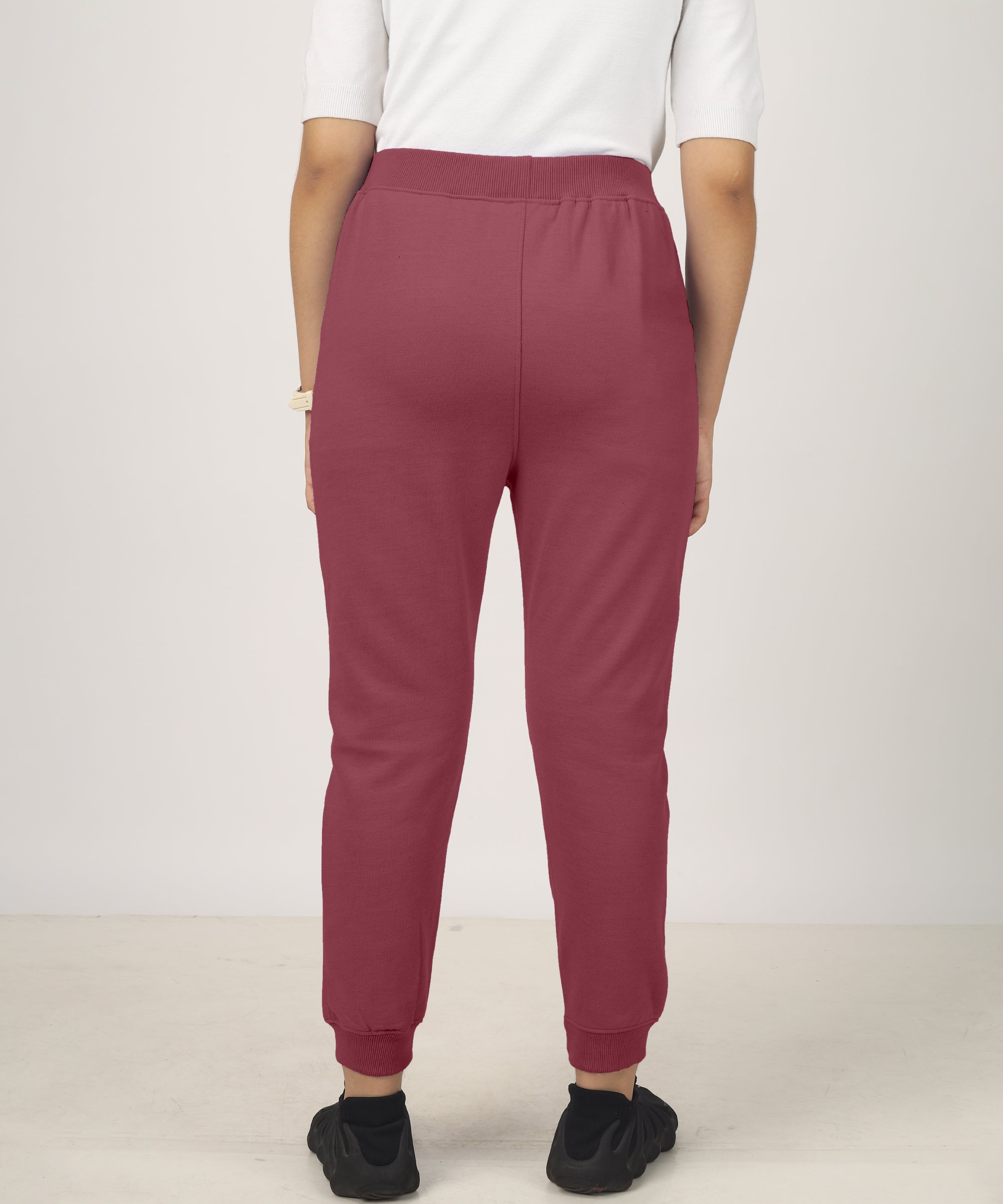 Girls Printed Premium Trouser | Blush Red