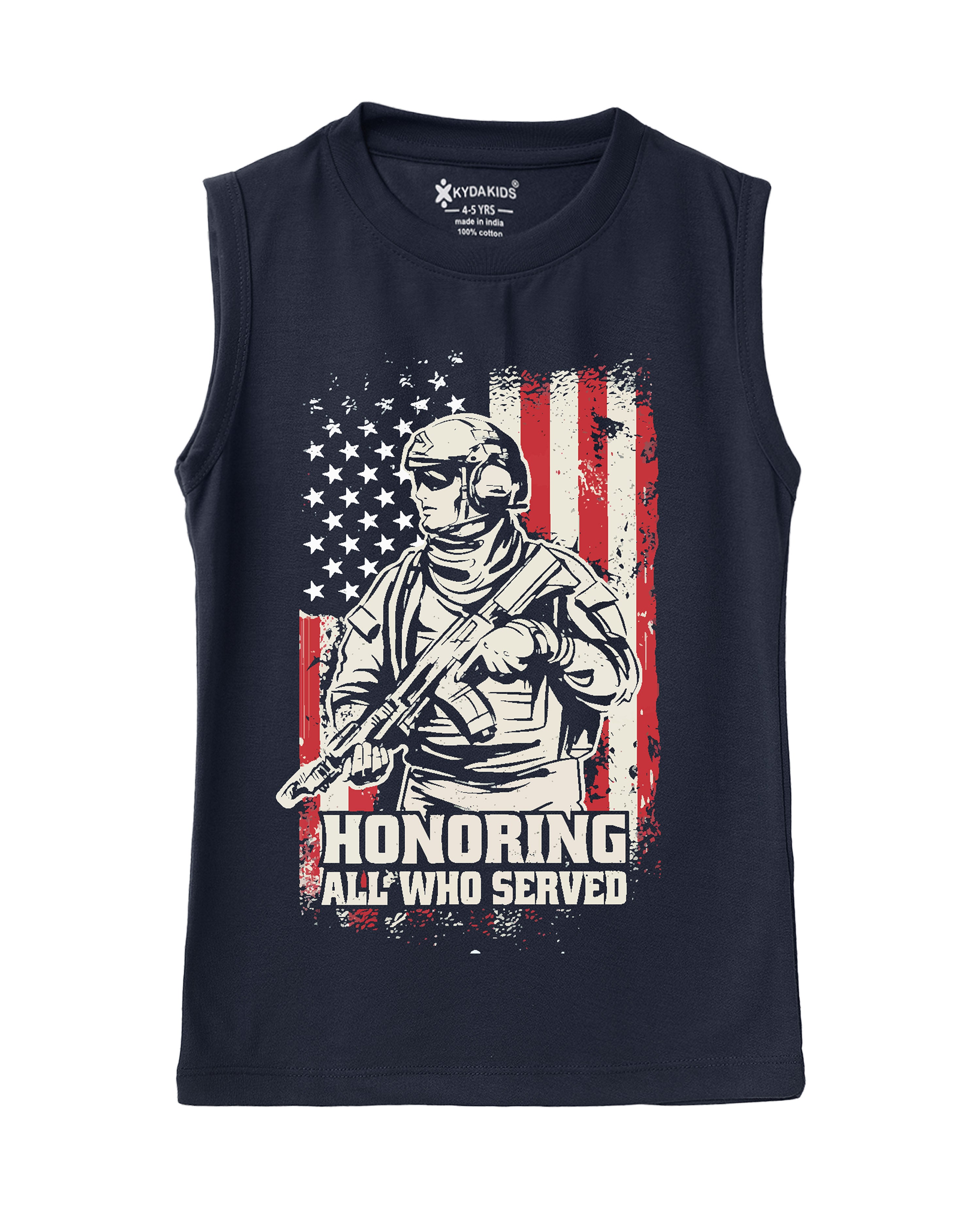 Premium Cotton Printed Vests for Boys | Regular Fit | Pack of 5