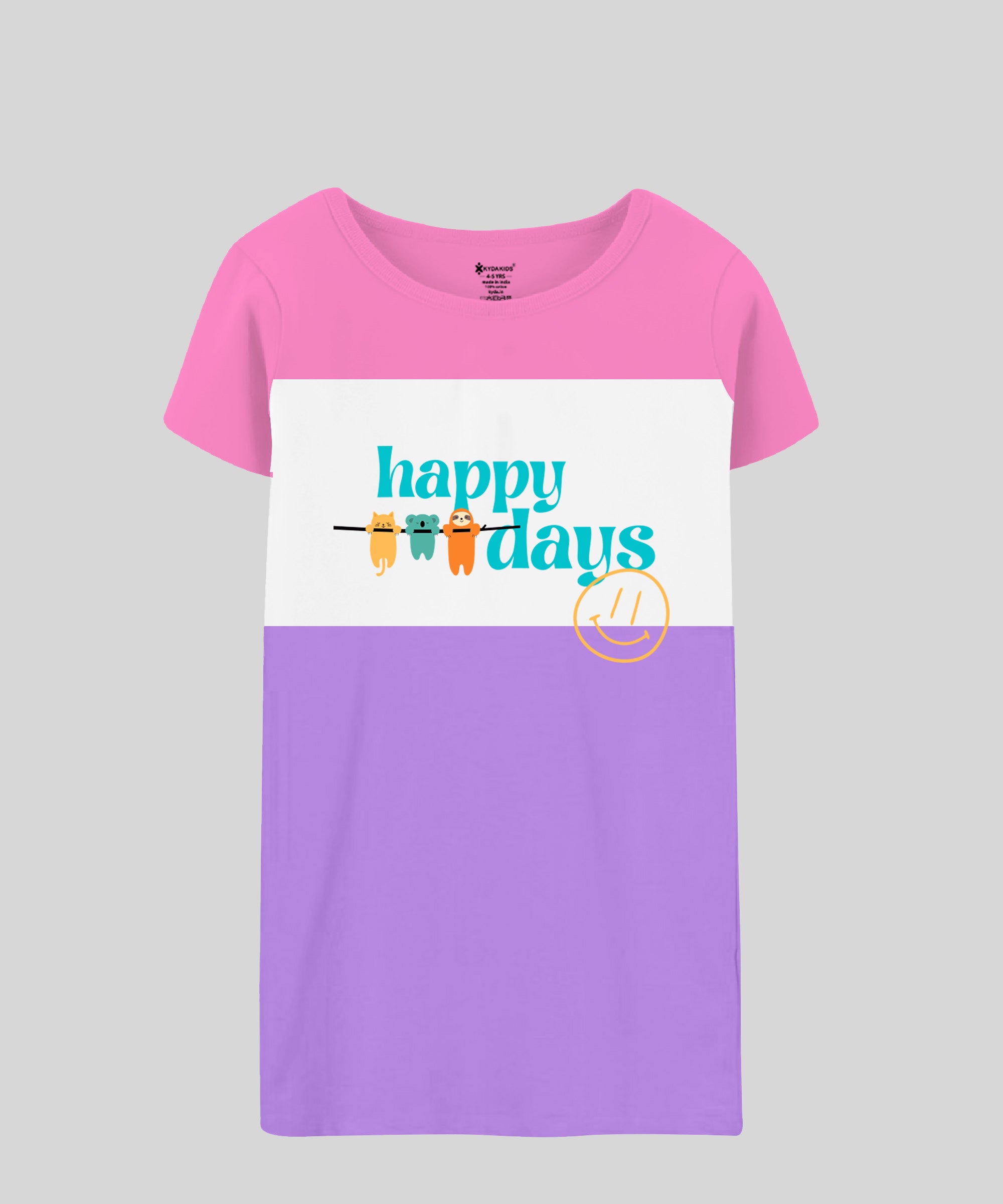 Long Top| Colour Block Theme