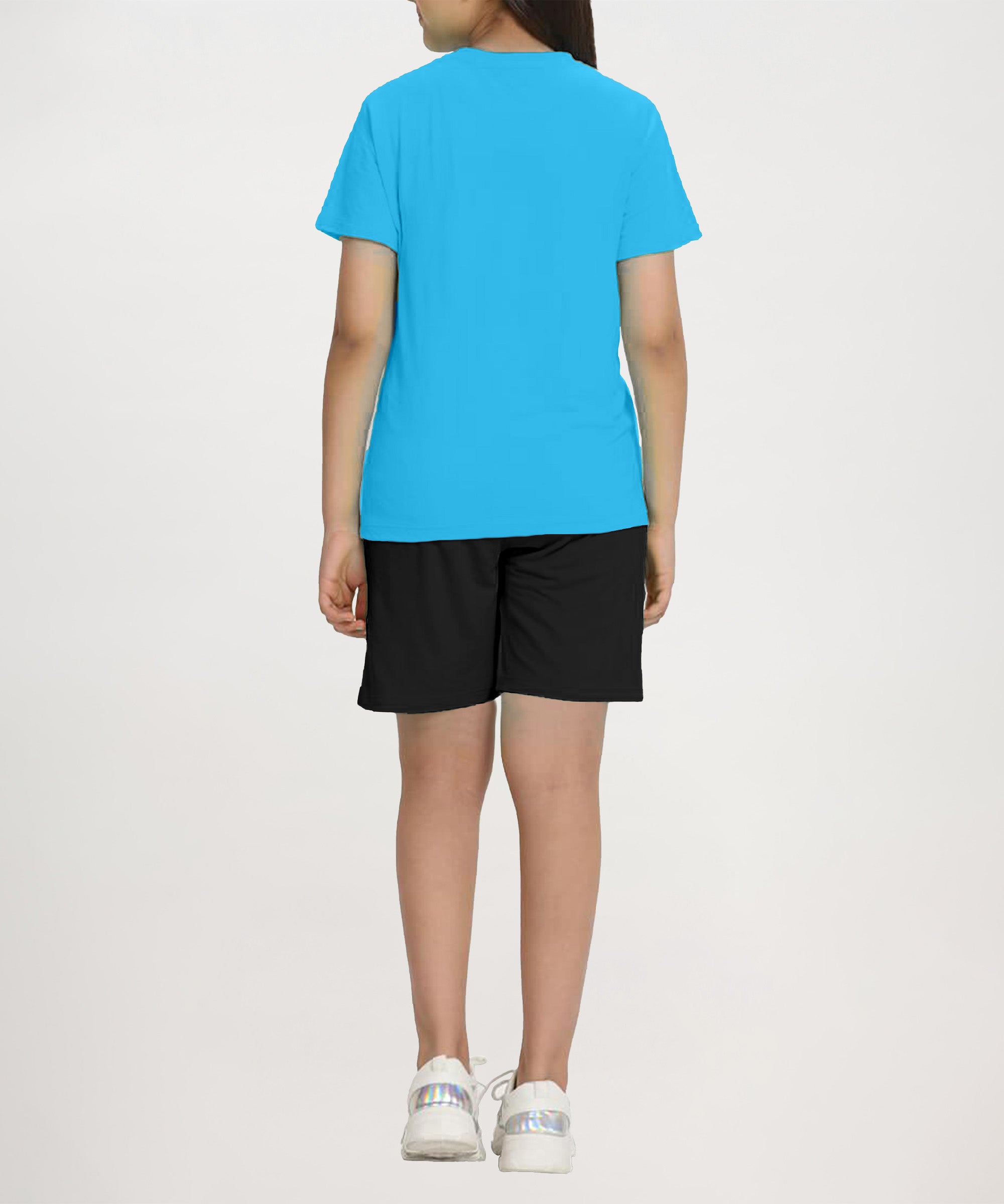 Girls Premium Printed Clothing Set | Blue&Black