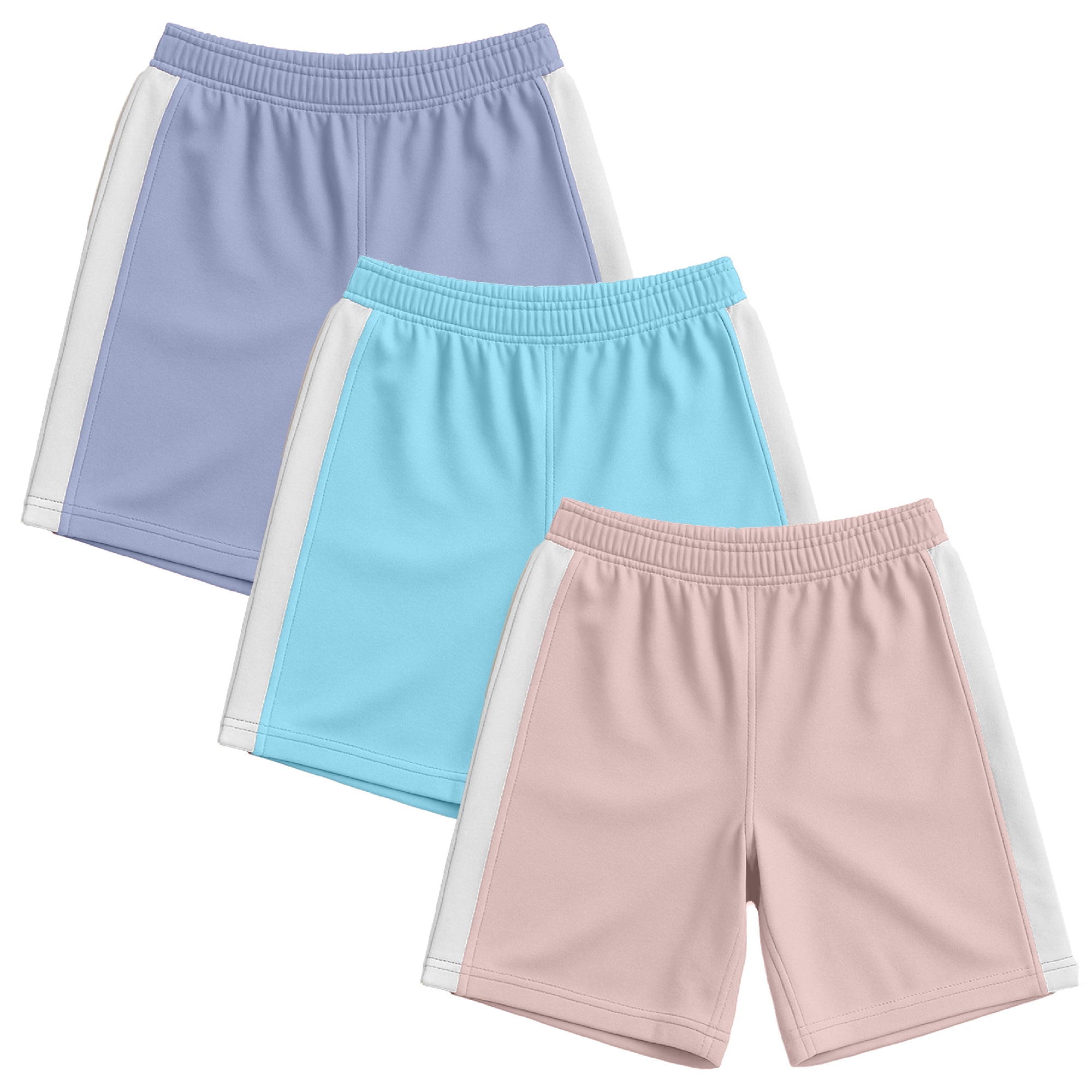 Girls Cotton Premium Printed Shorts | Pack of 3