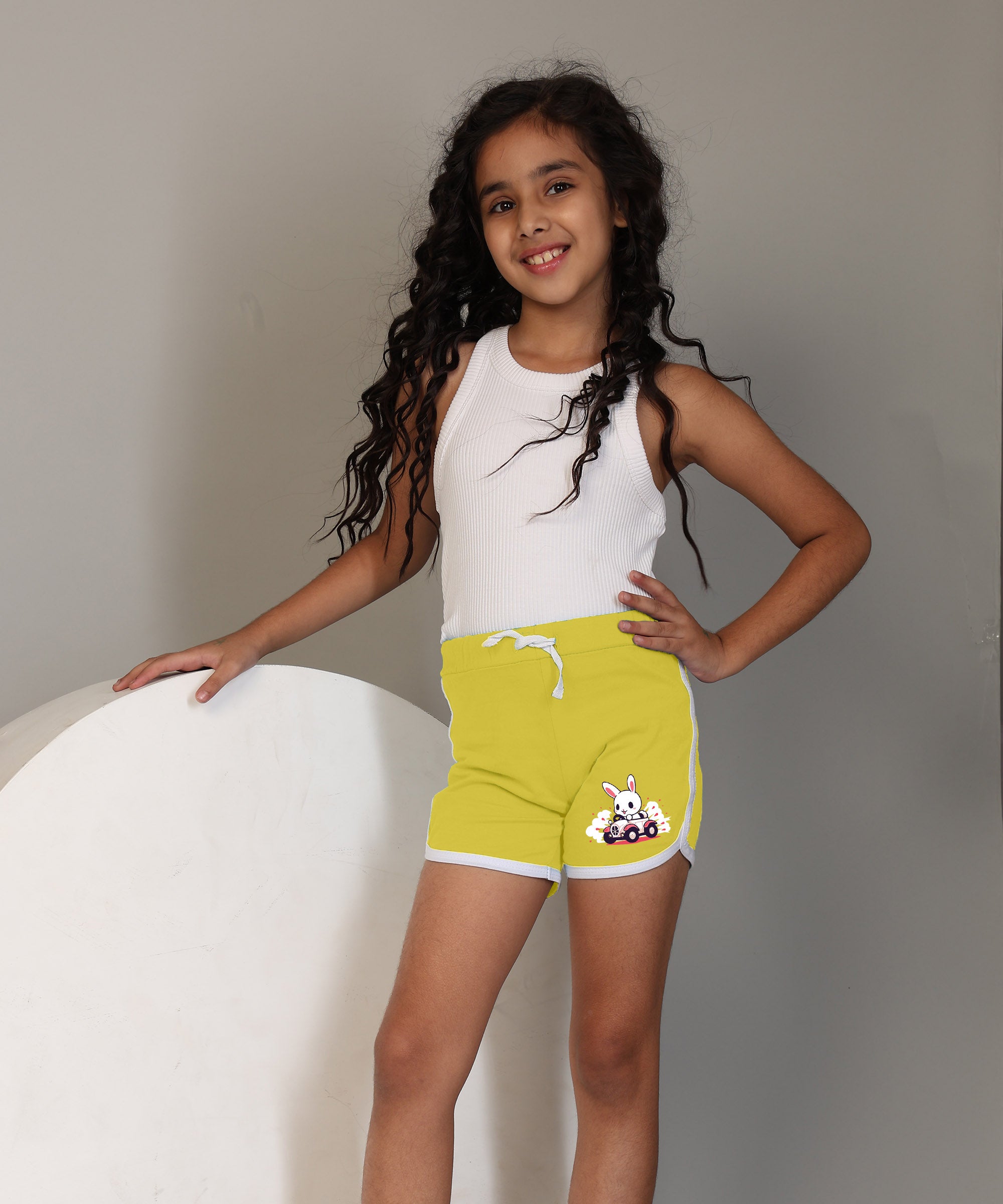 Girls Premium Printed Shorts (Pack of 3)