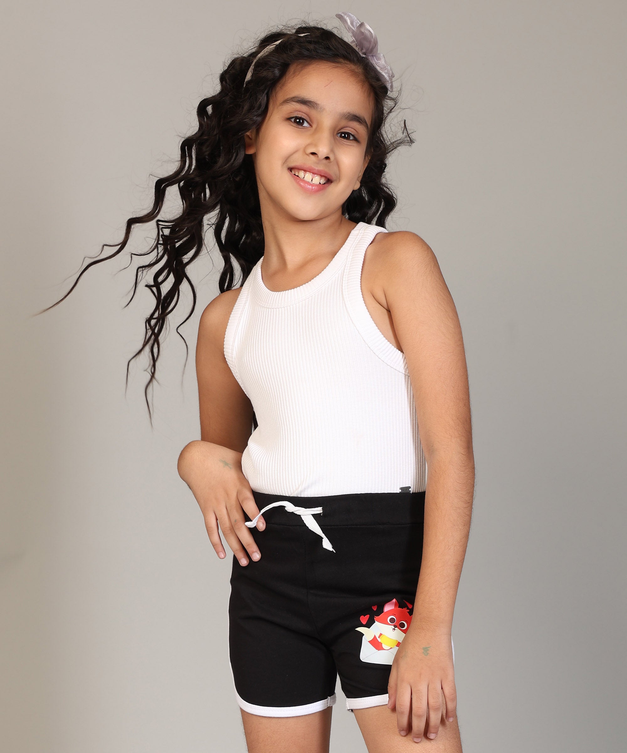 Girls Premium Printed Shorts (Pack of 3)