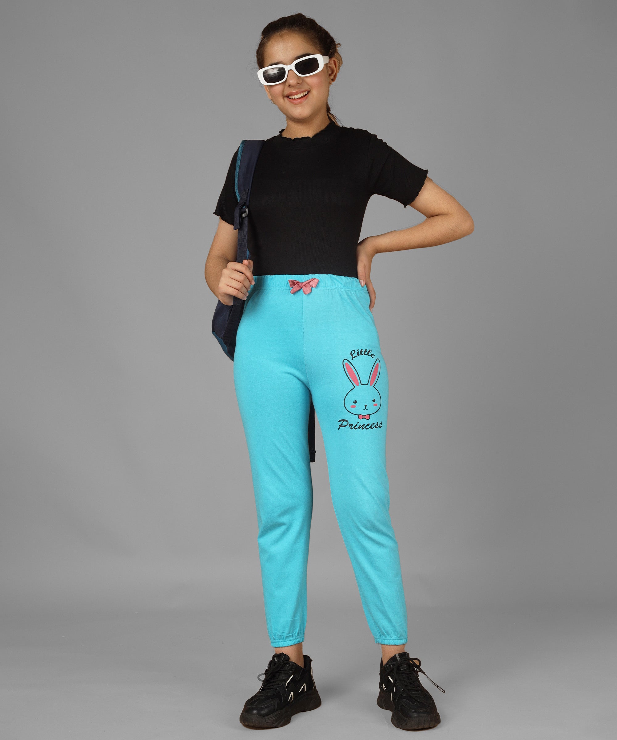 Girl's Regular fit Track Pants Multicolor(GP3A_C1_Combo 3)