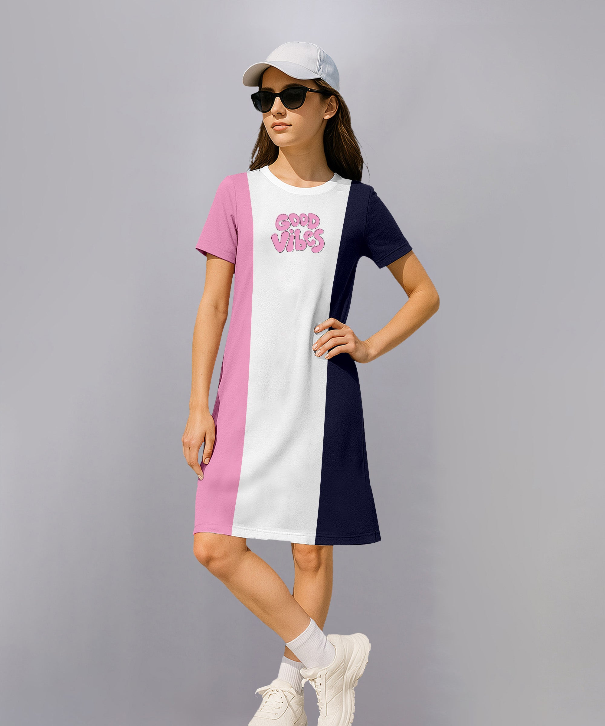 Long Top| Colour Block Theme