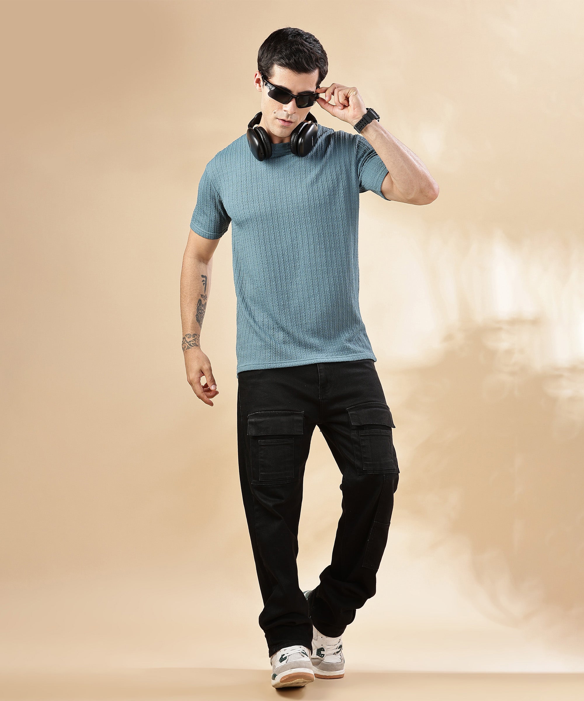 Textured T-Shirt: Regular fit