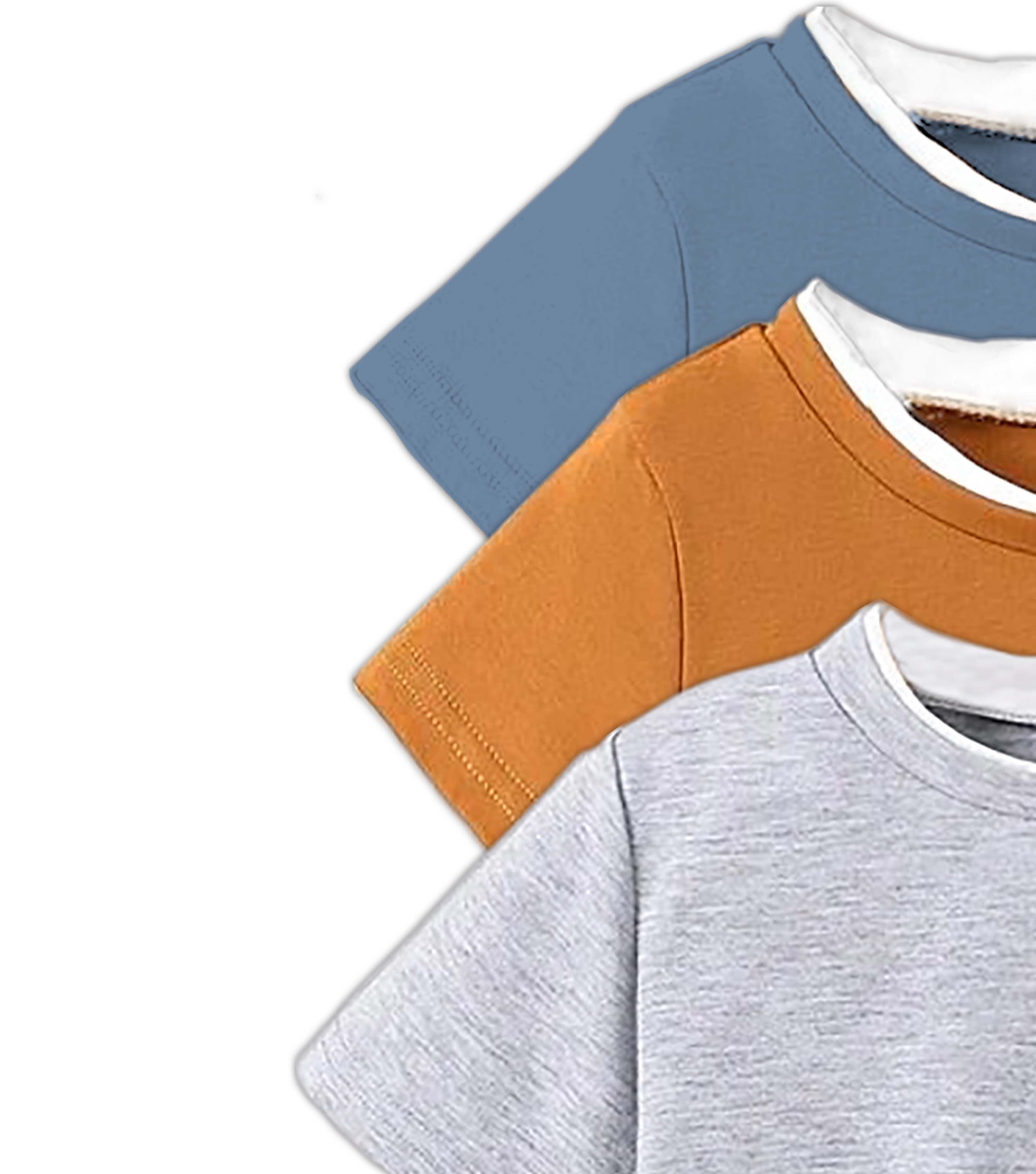 Boys Premium Solid T-Shirts (Pack of 3)