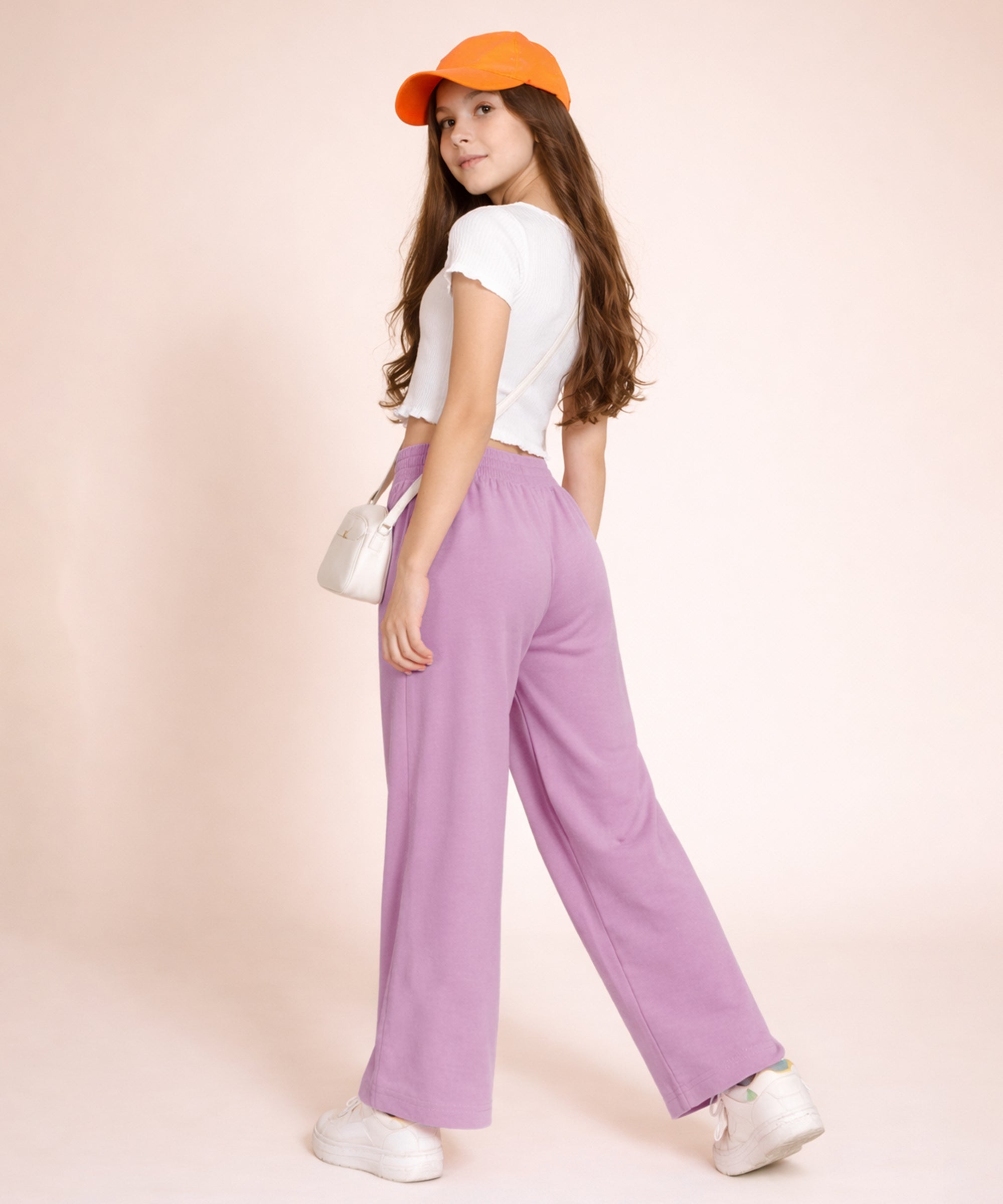 Girls Premium Cotton Wide Leg Palazzo Pants | Elastic Waist | Summer Wear