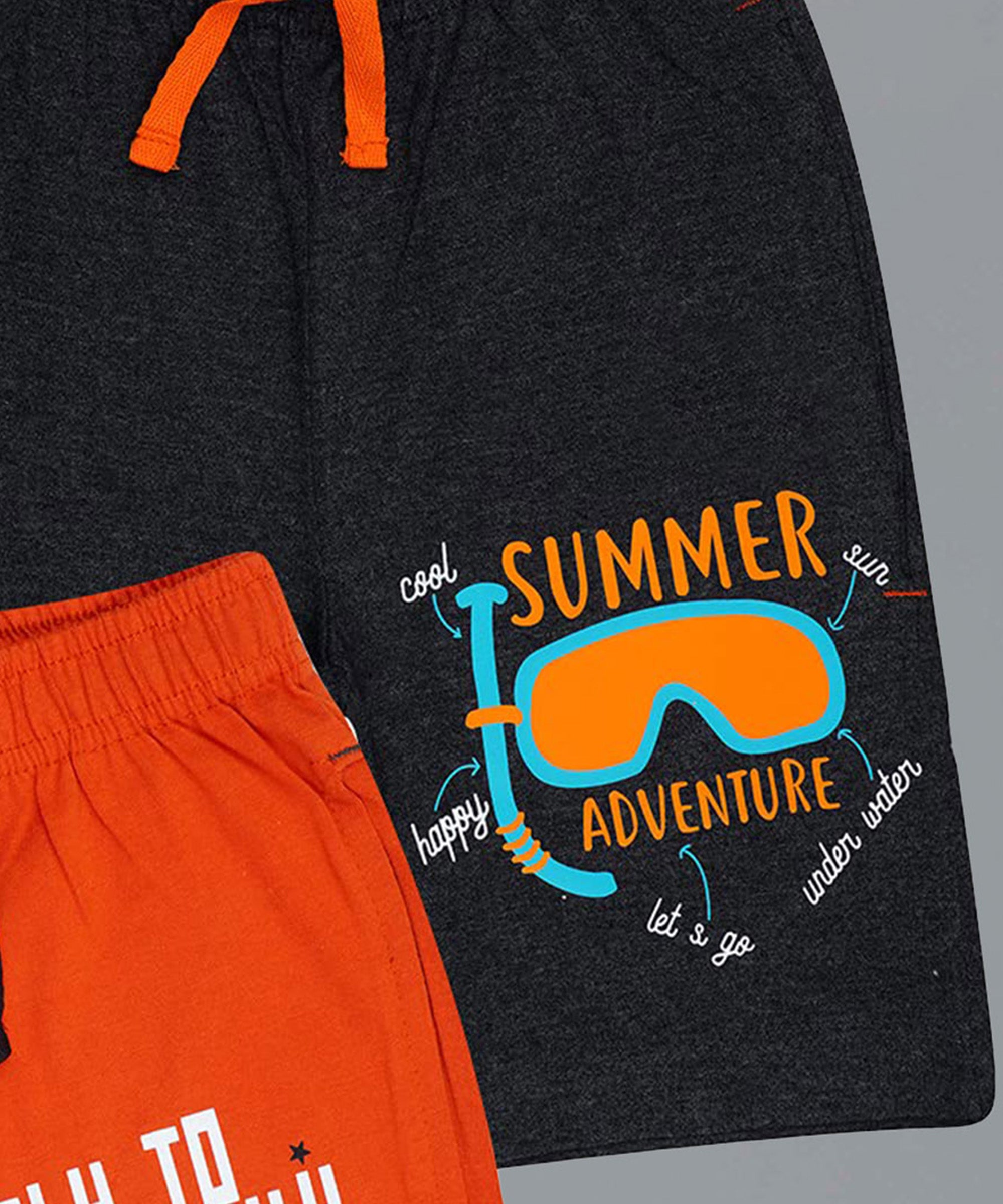 Girls Premium Cotton Printed Shorts | Pack of 2