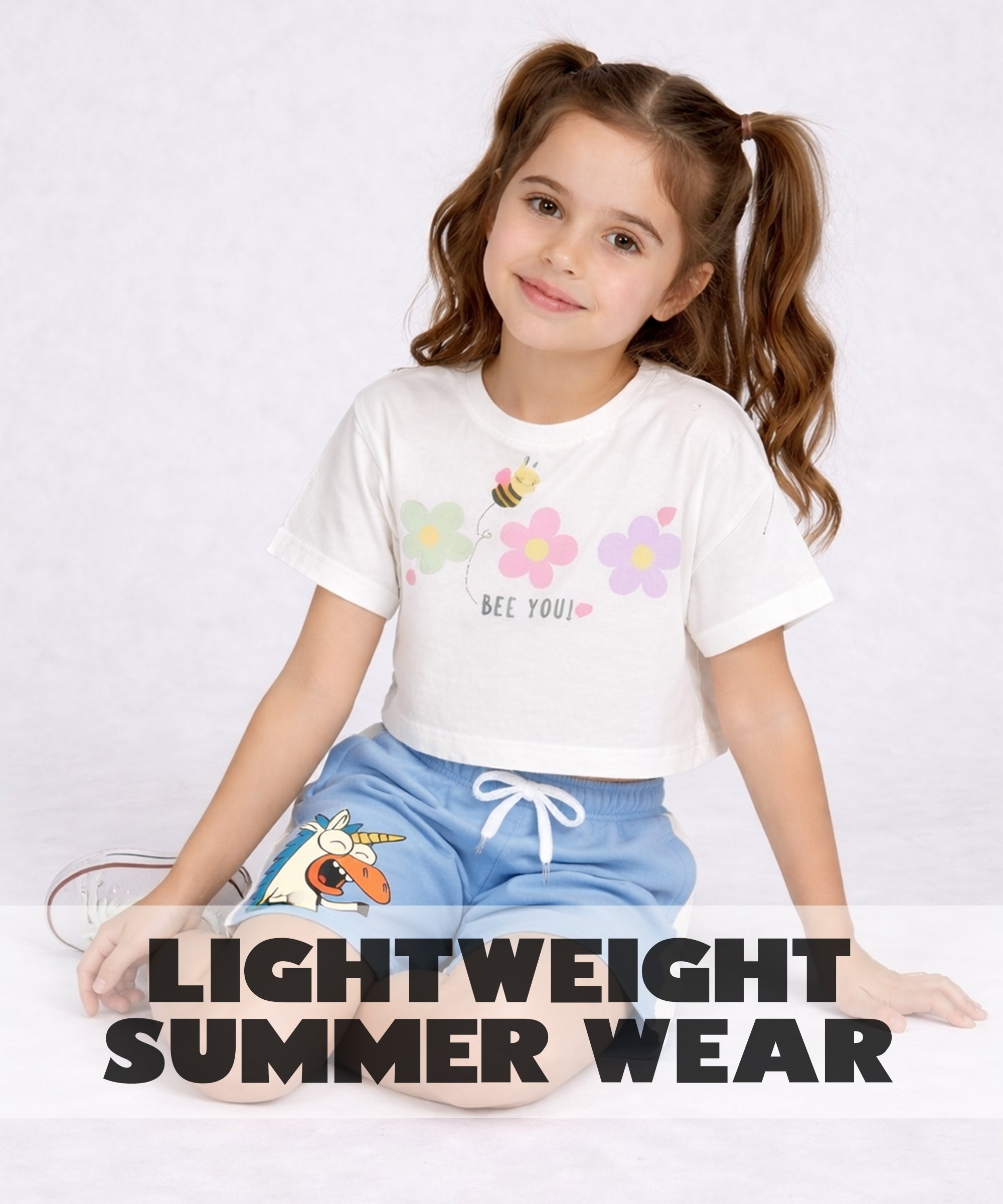 Girls Cotton Premium Printed Shorts | Pack of 3
