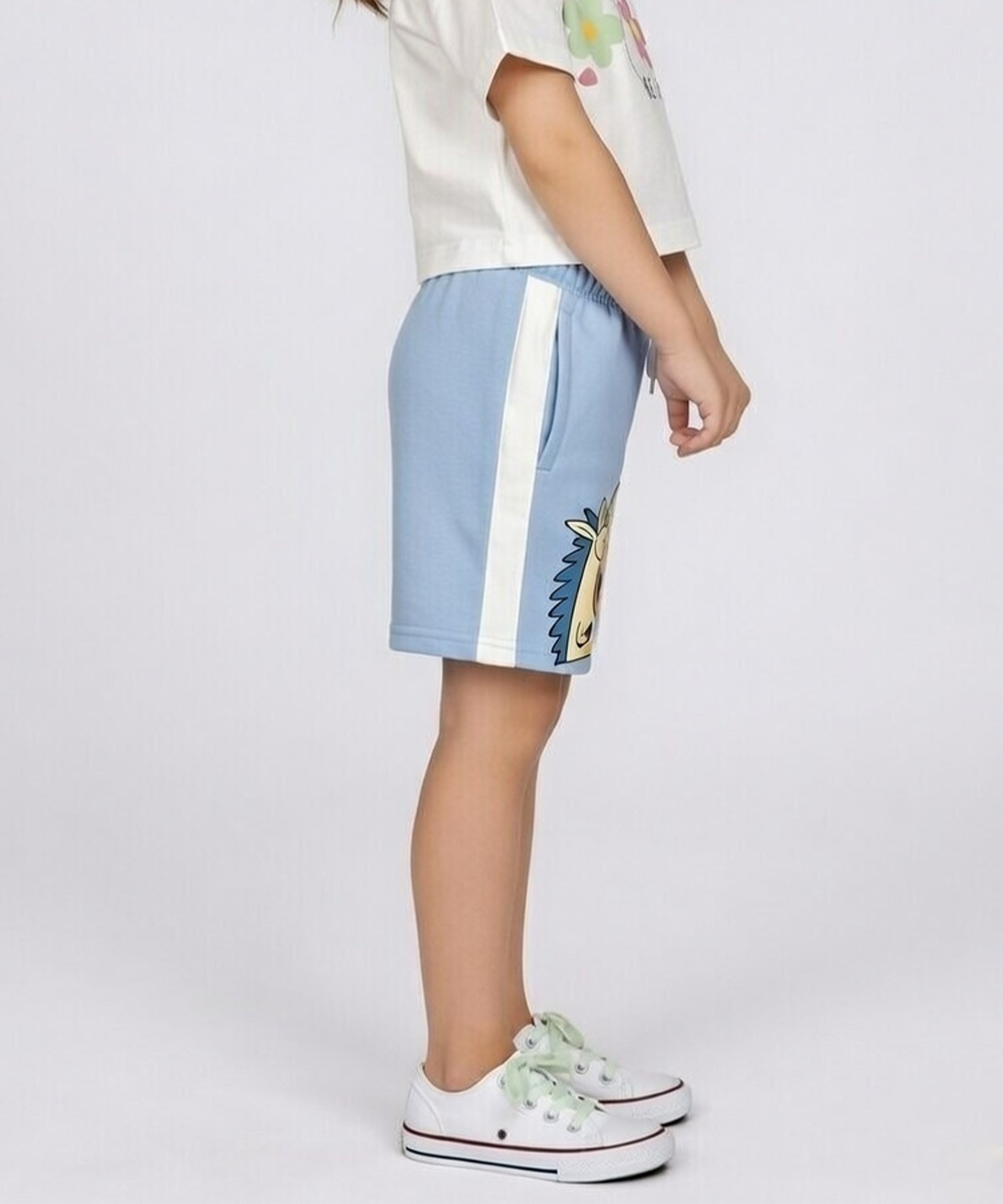 Girls Cotton Premium Printed Shorts | Pack of 3