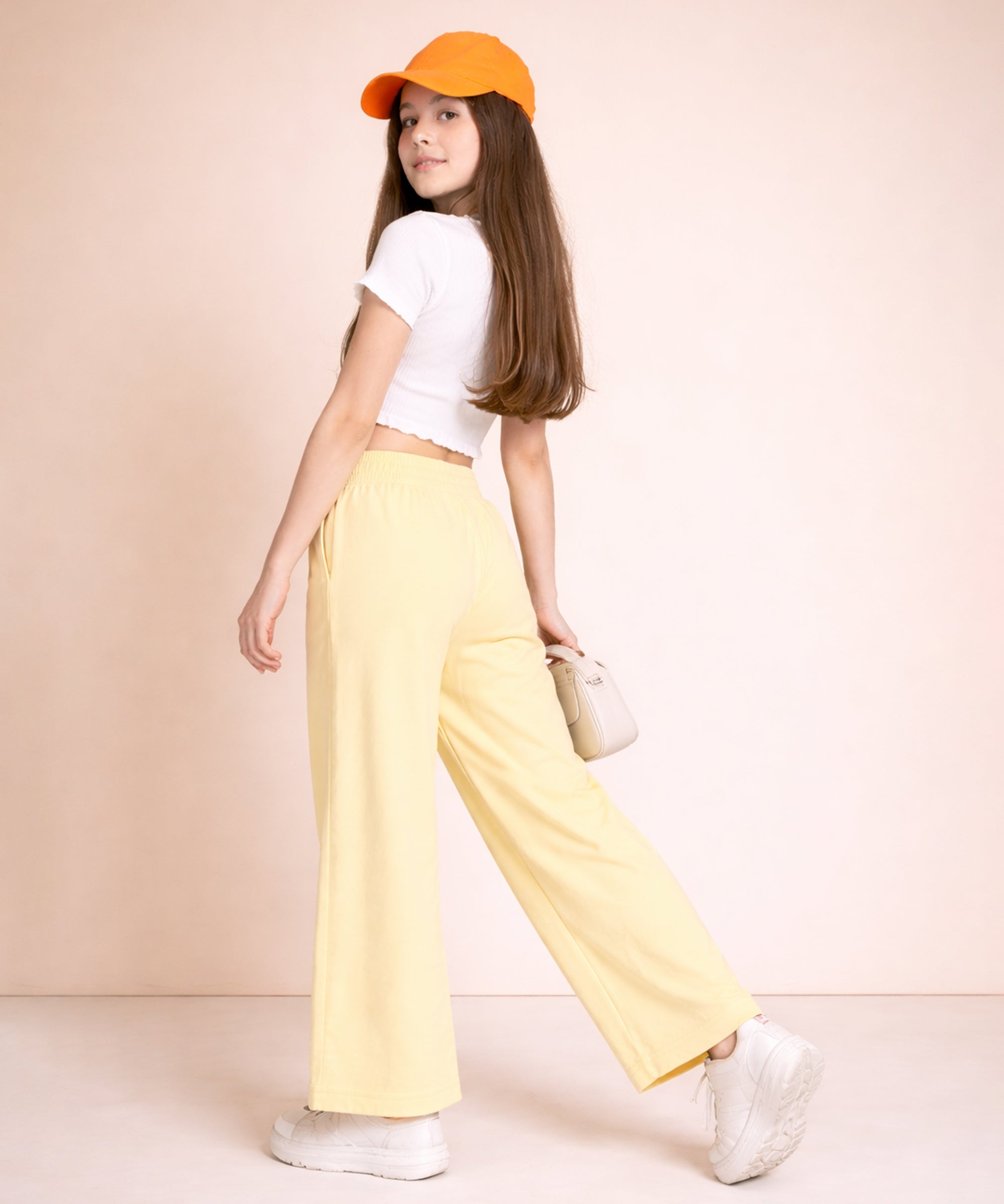Girls Premium Cotton Wide Leg Palazzo Pants | Elastic Waist | Summer Wear