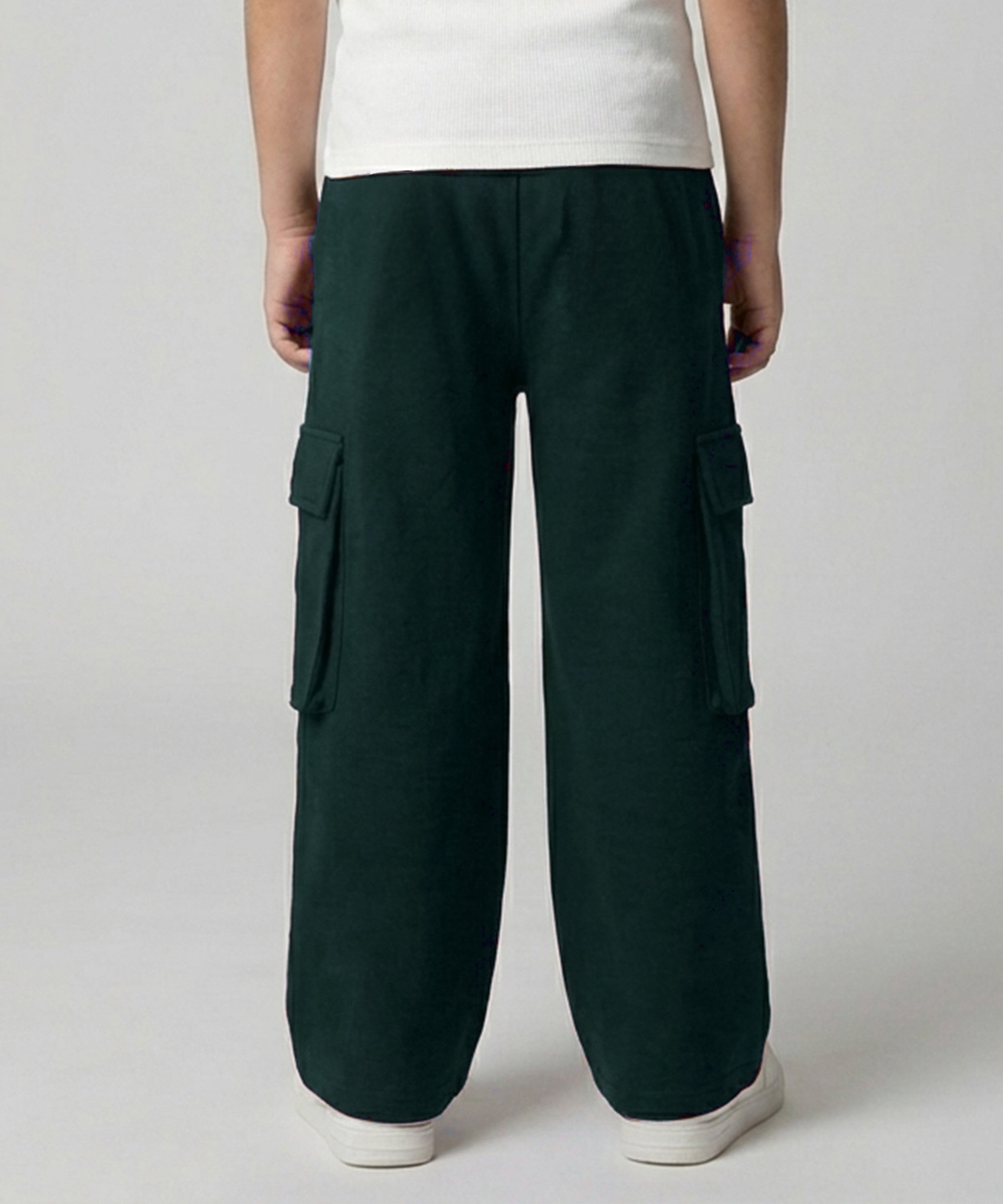 Boys Korean Style Cotton Cargo Pants