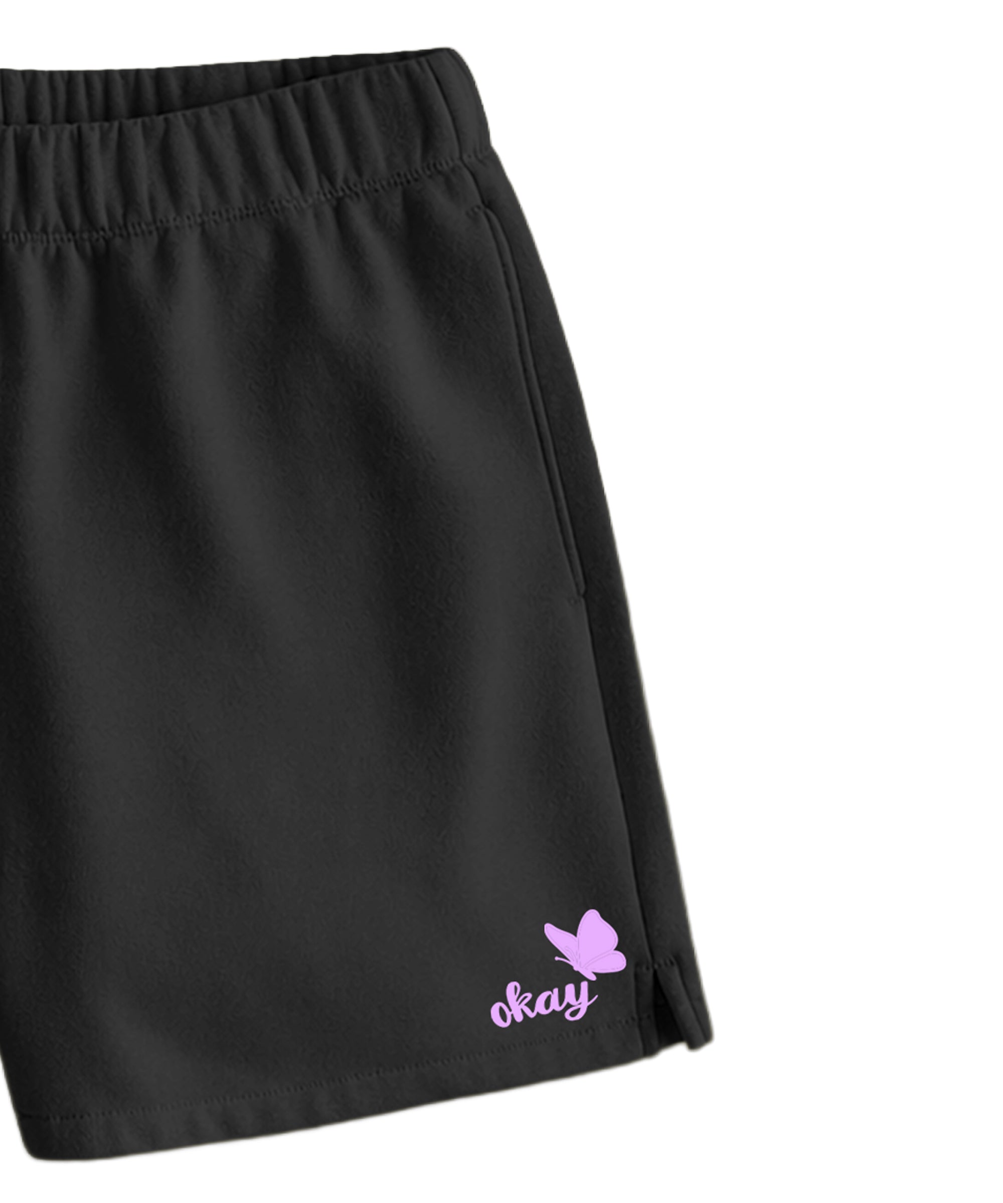 Girls  Cotton Printed Top & Shorts Co-Ord Set | Regular Fit