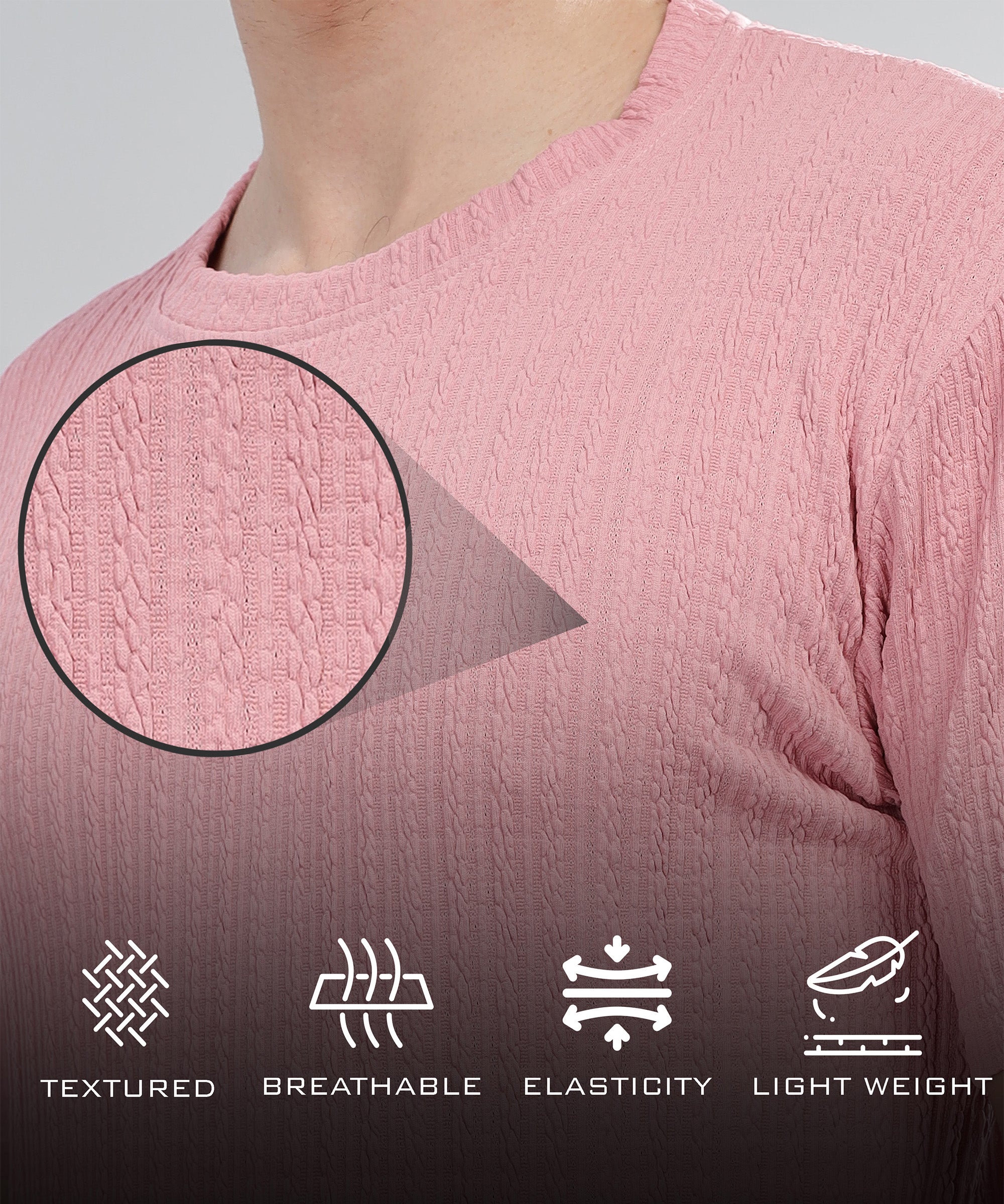 Textured T-Shirt: Regular fit