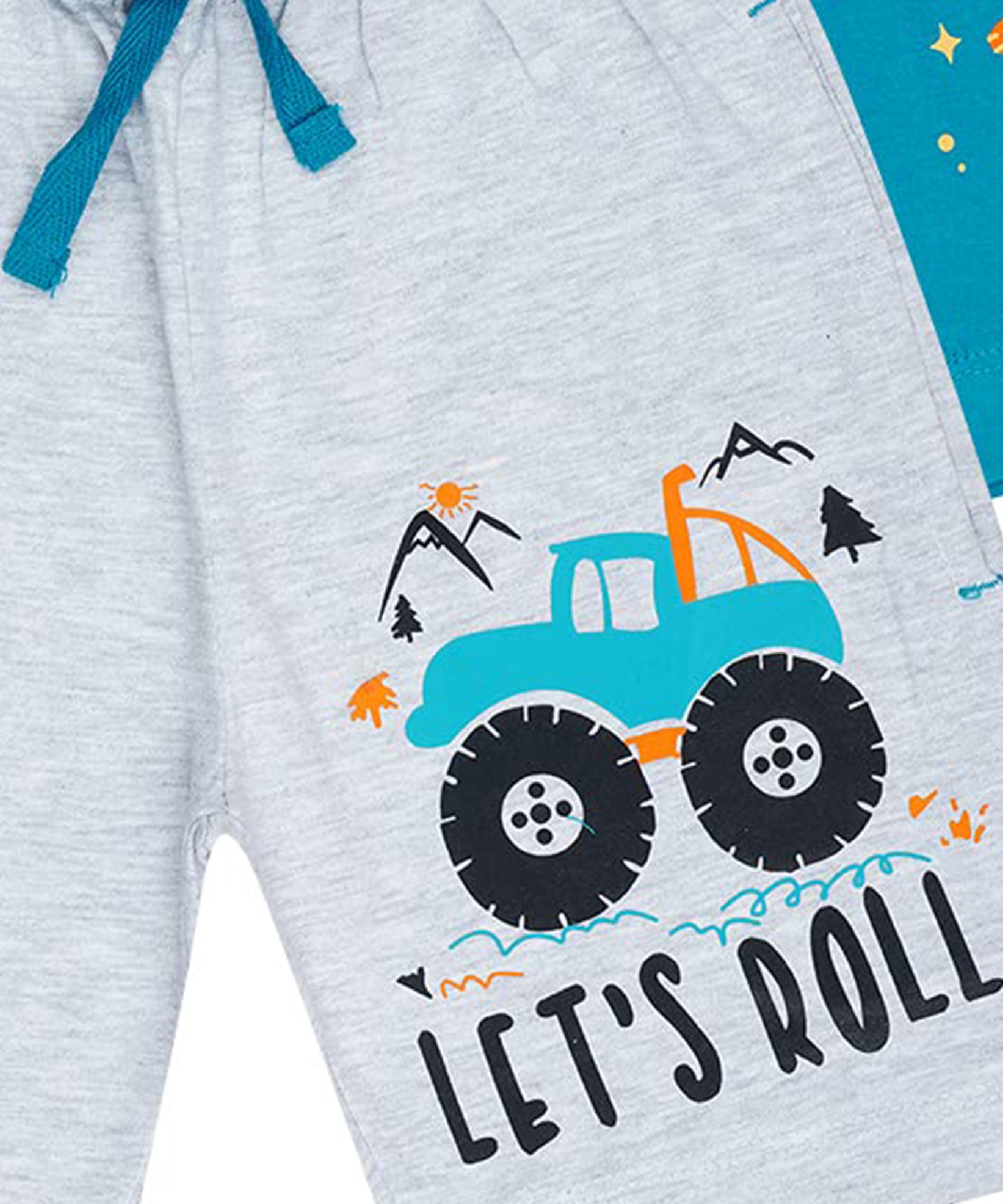 Girls Premium Cotton Printed Shorts | Pack of 2