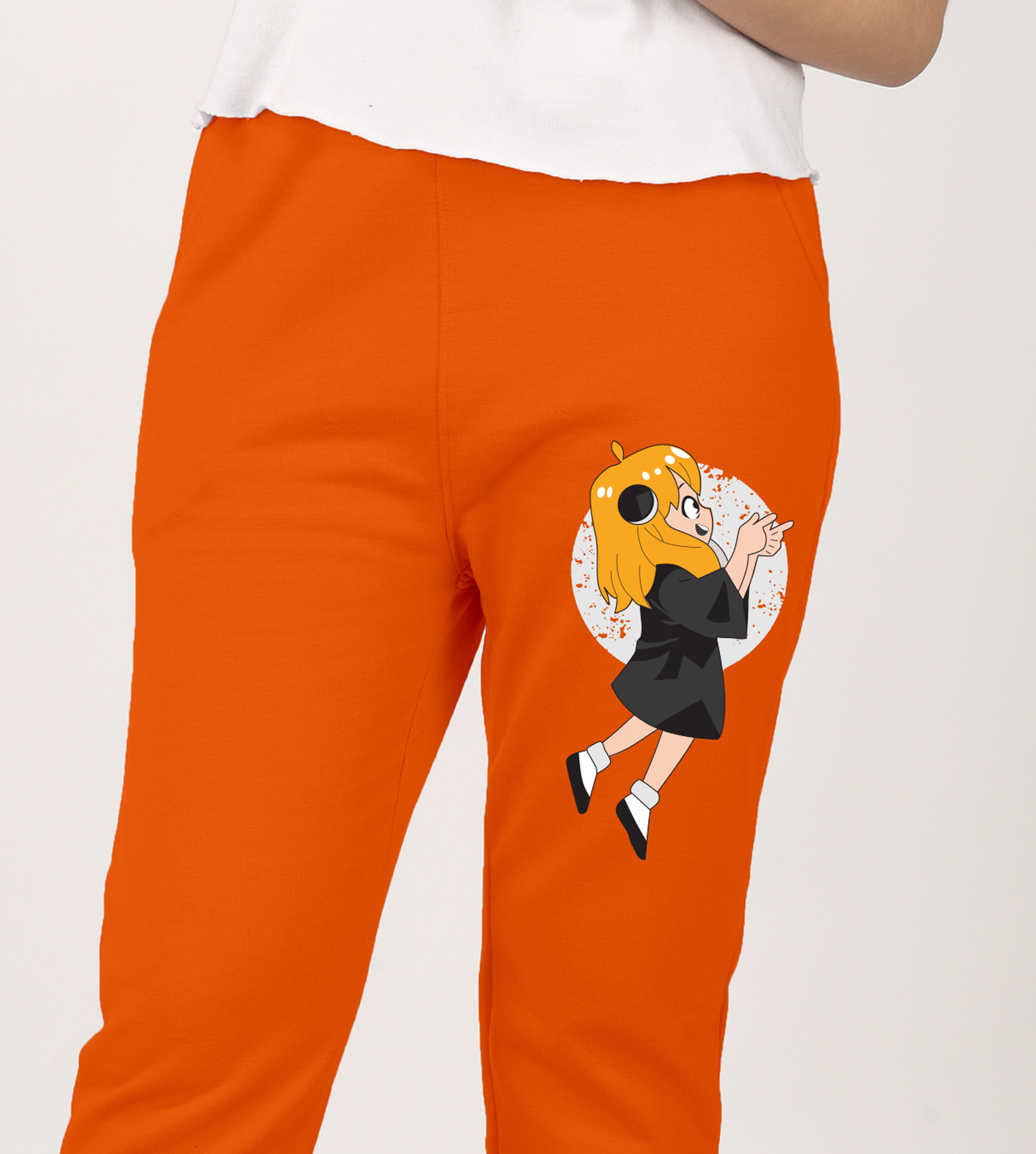 Printed Premium Trouser | Orange