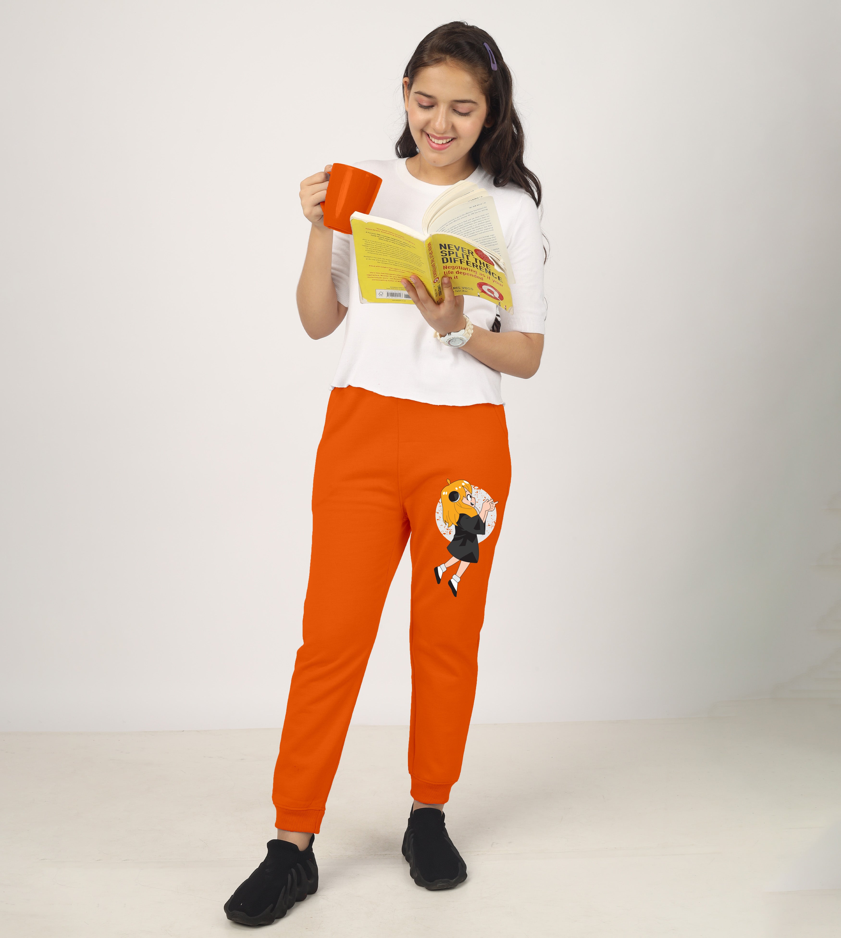 Printed Premium Trouser | Orange