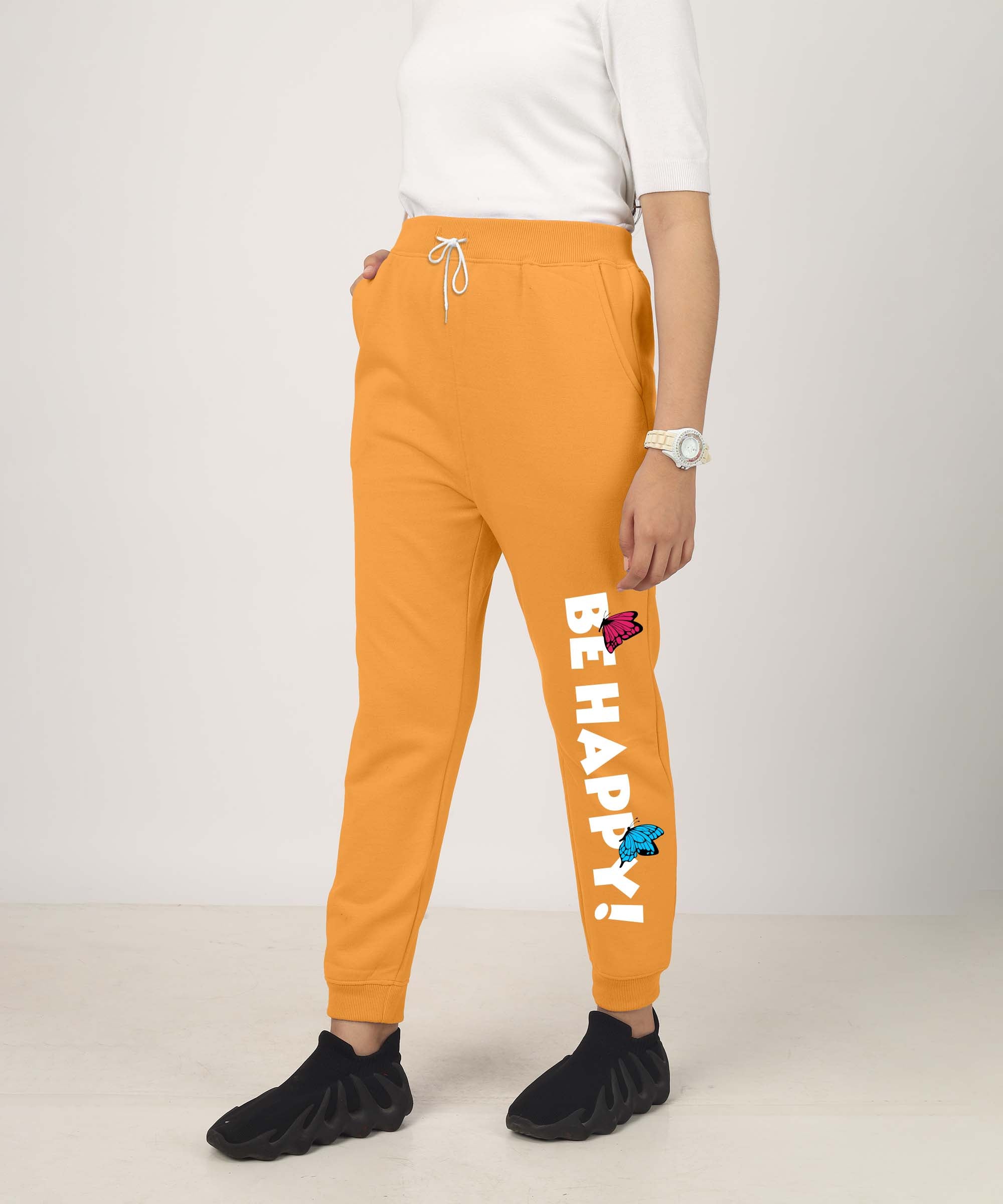 Girls Printed Premium Trouser | Yellow