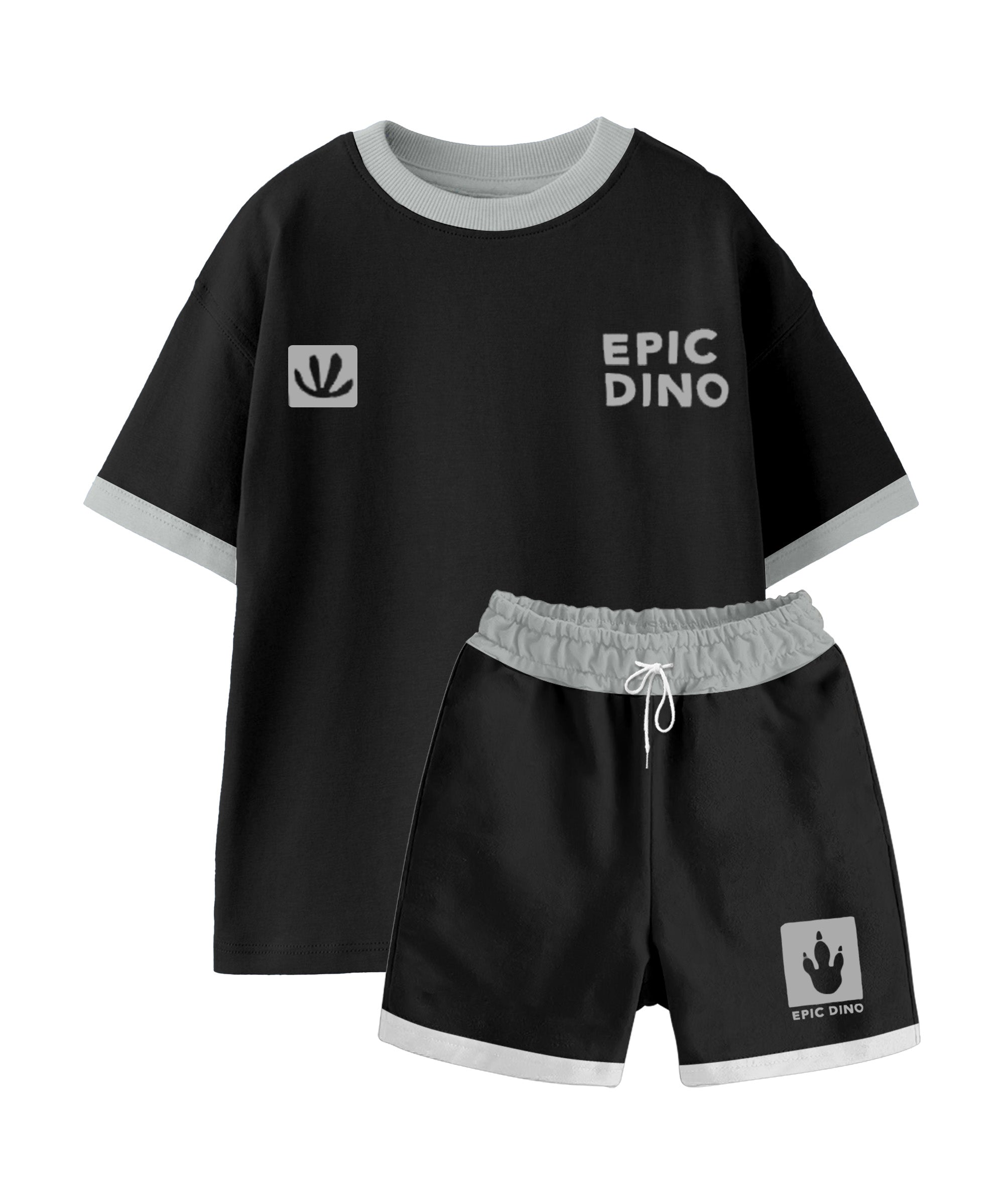 Boys Premium Cotton Co-Ord Set | Printed T-Shirt & Shorts