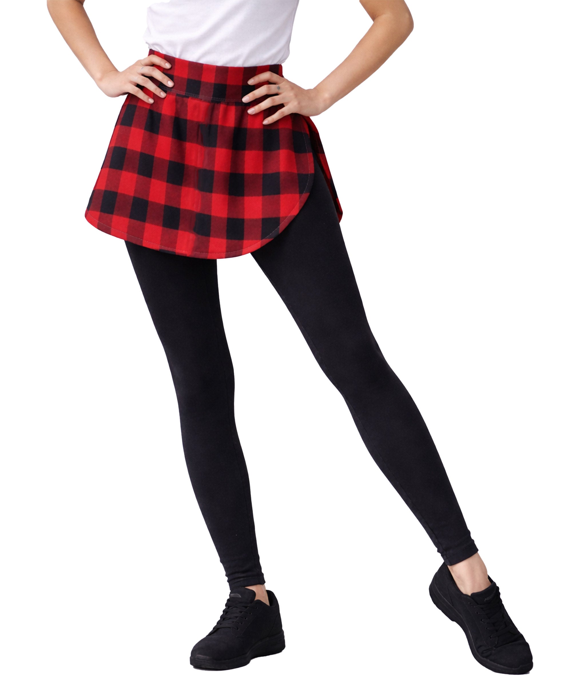Girls Cotton Stretch Skeggings | 2-in-1 Comfort Fit | Sports & Casual Wear