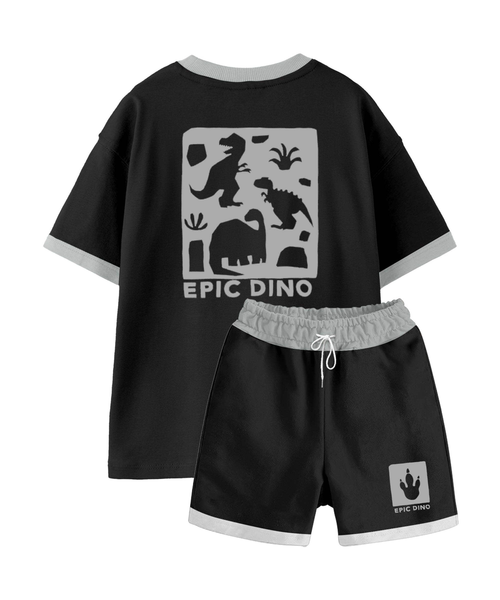 Boys Premium Cotton Co-Ord Set | Printed T-Shirt & Shorts