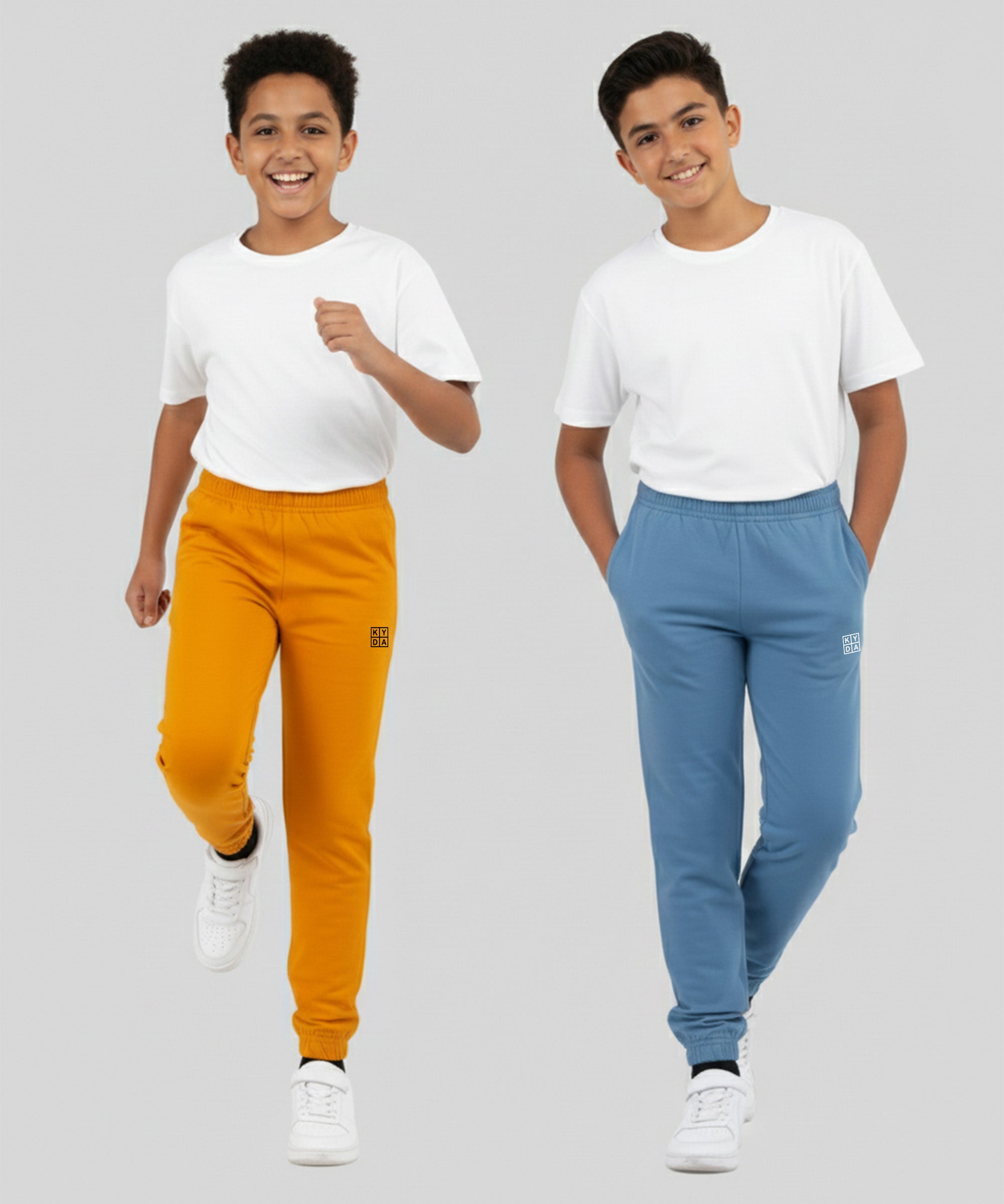 Basic Joggers | Mustard Yellow, Blue