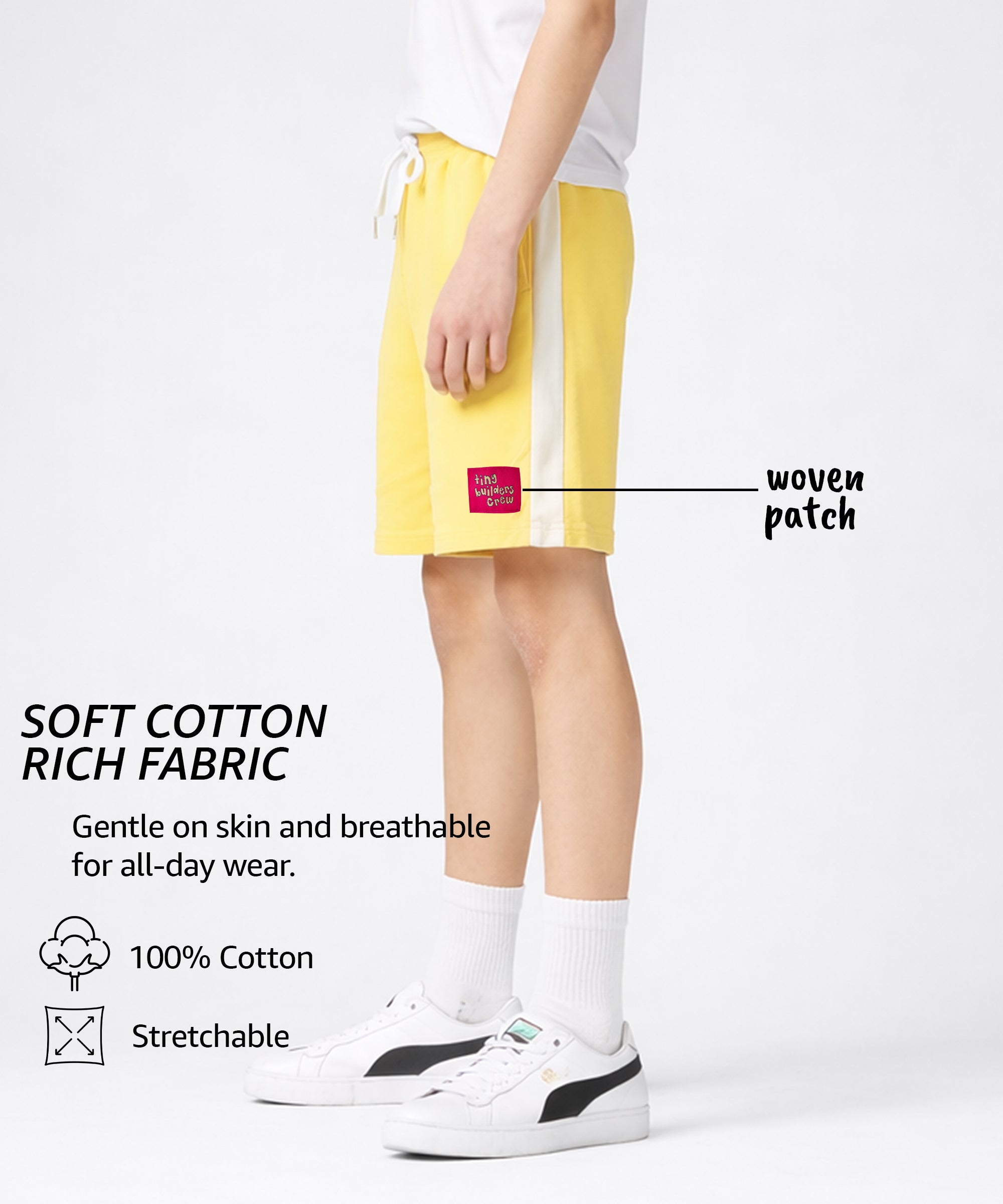 Boys Cotton Regular Fit Premium Shorts