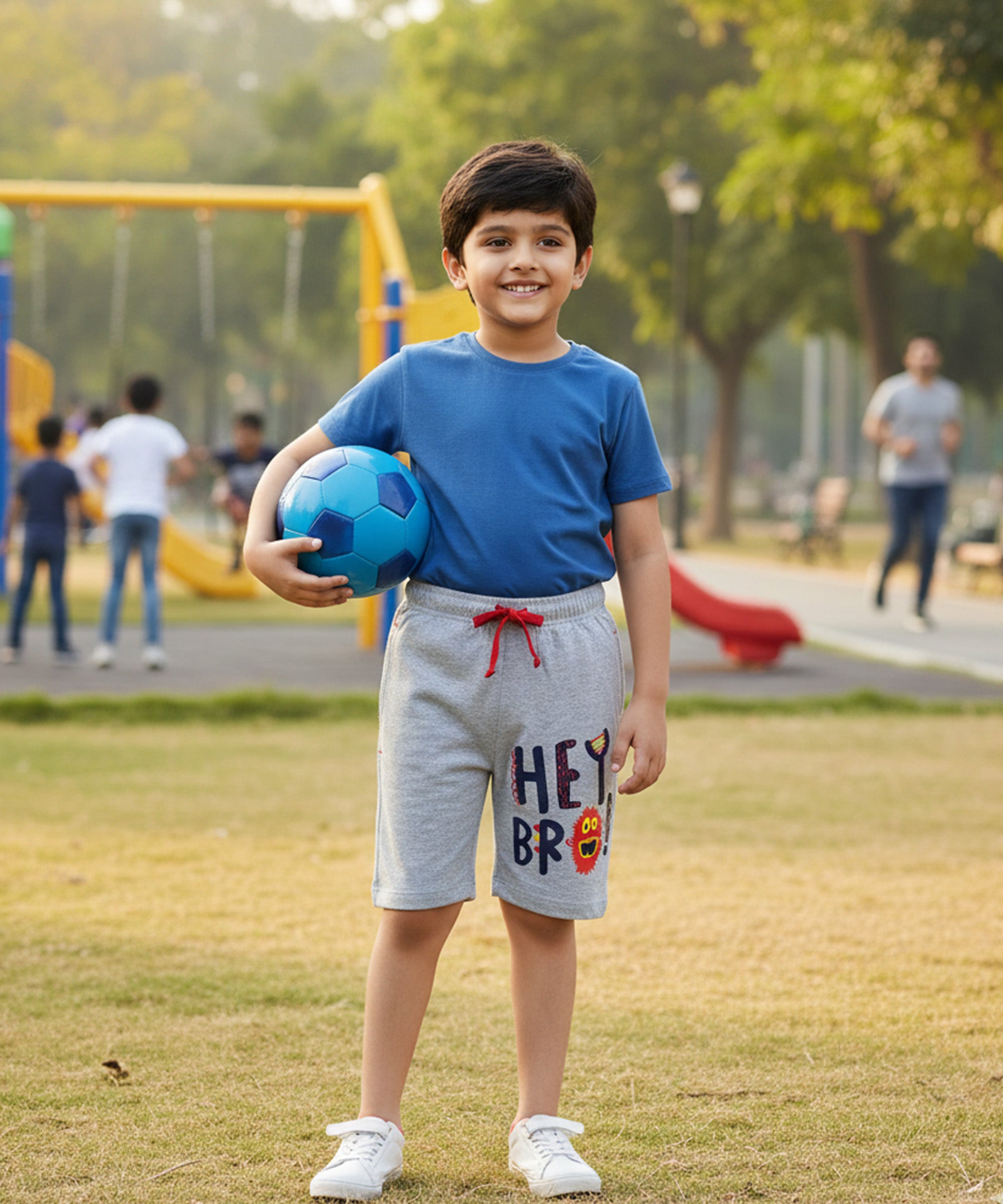 Kids Unisex Red-Melange Desert Printed Regular Fit Vintage Trousers  (Pack of 2)